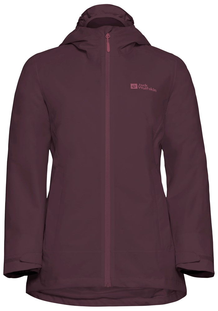 Jack Wolfskin 3-in-1-Funktionsjacke »MOONRISE 3IN1 JKT W« mit Kapuze