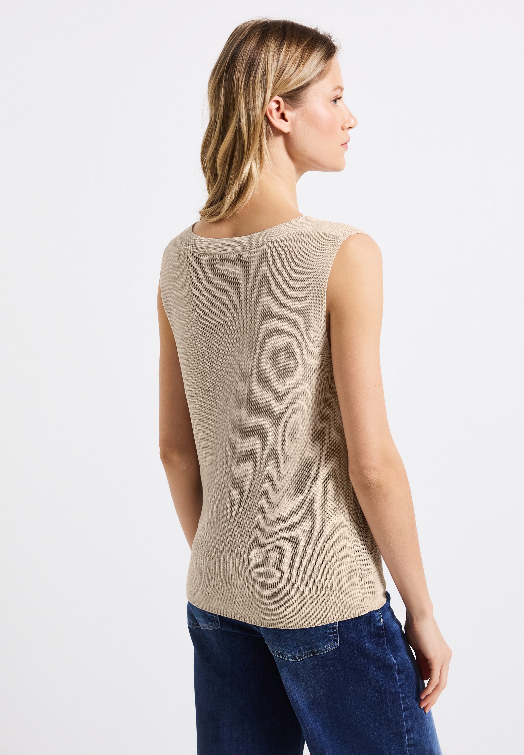 STREET ONE Stricktop, mit V-Ausschnitt