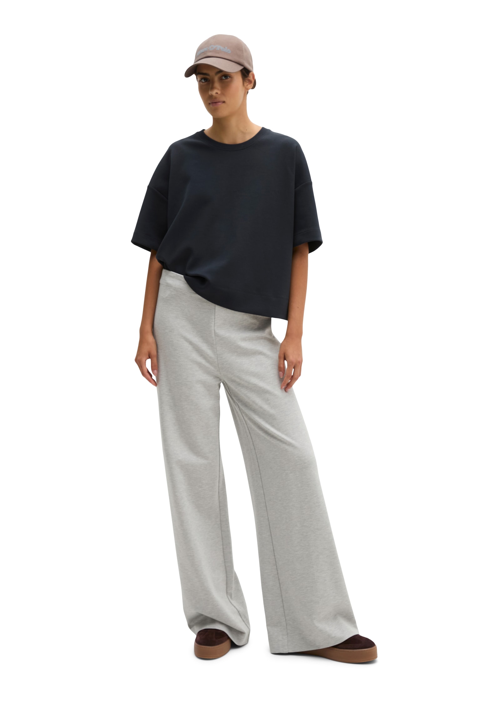 Marc O'Polo Jerseyhose »MARGO WIDE«  Model Margo wide aus kompaktem Interlockjersey