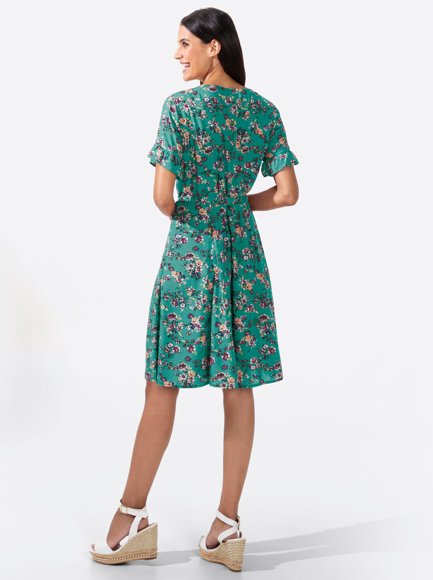 A-Linien-Kleid »Druck-Kleid«