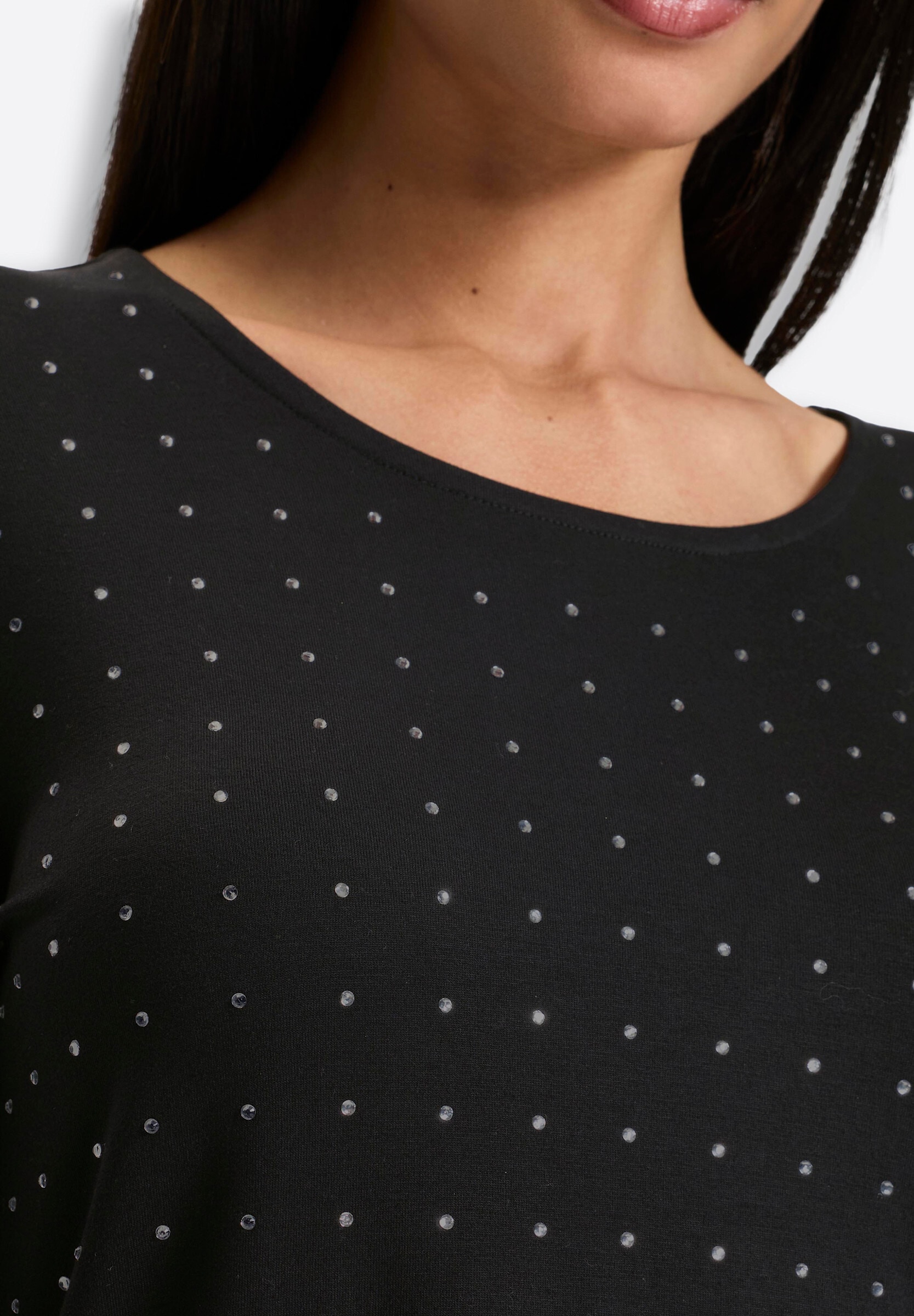 heine T-Shirt »Langarm-Shirt Rundhalsshirt«