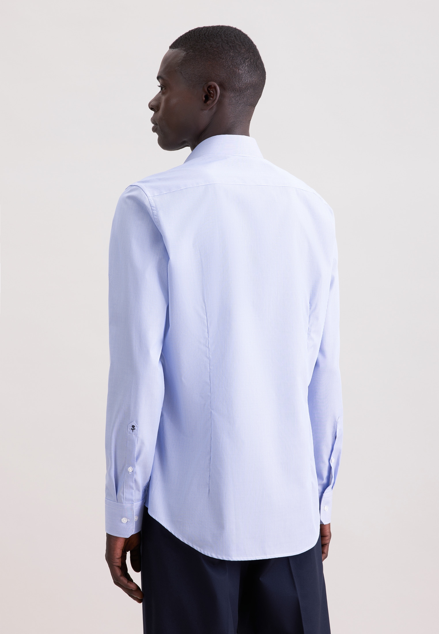 seidensticker Businesshemd »Schwarze Rose« X-Slim 1/1 Kentkragen Gestreift