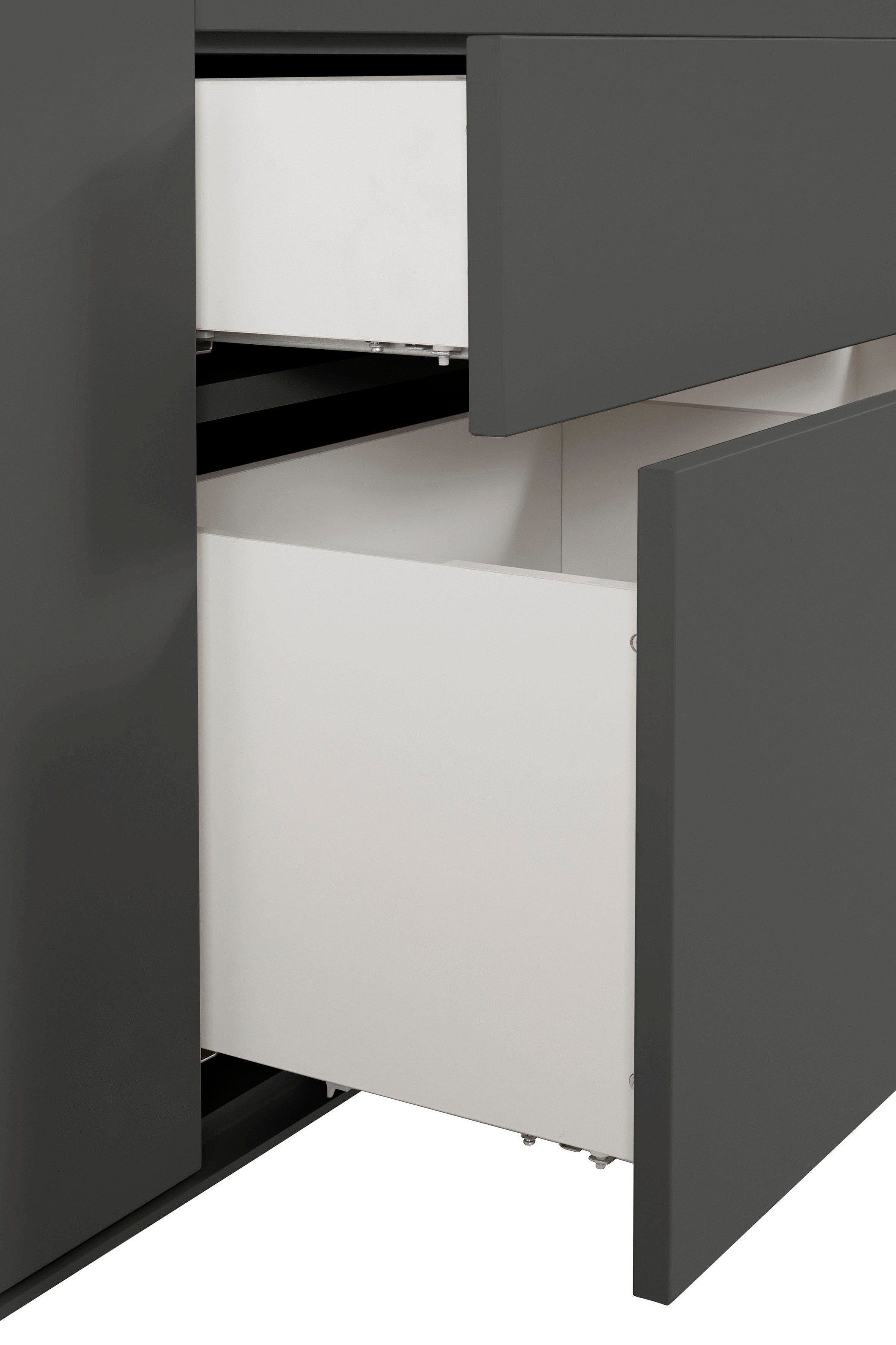 LeGer Home by Lena Gercke Sideboard »Essentials«, Breite: 167cm, MDF lackiert, Push-to-open-Funktion