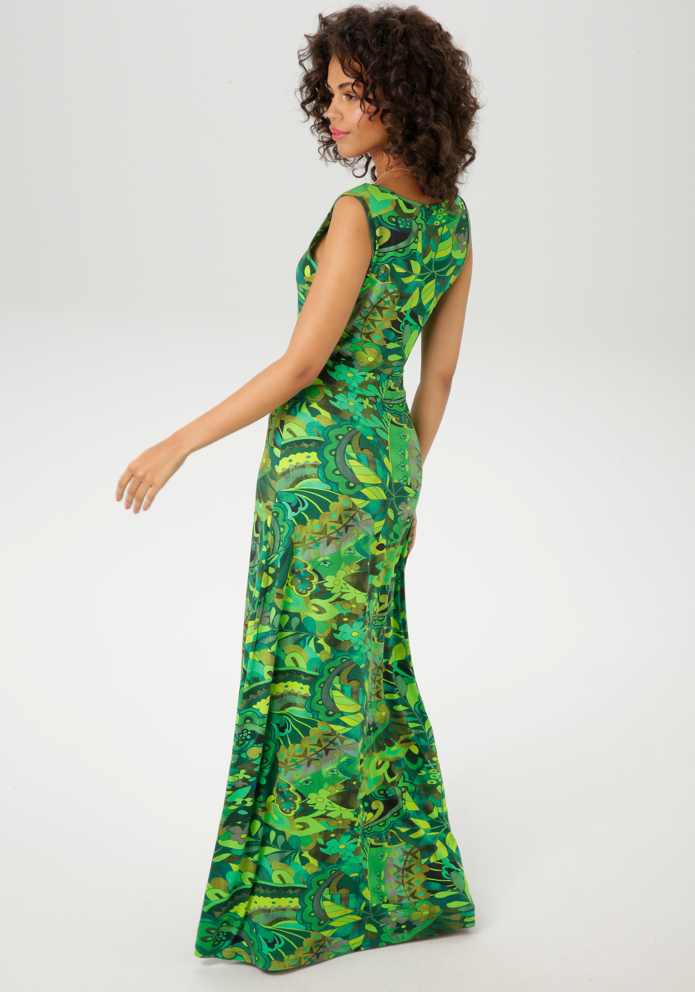Aniston CASUAL Sommerkleid, mit extravagantem Druck im Batik-Dessin - NEUE KOLLEKTION