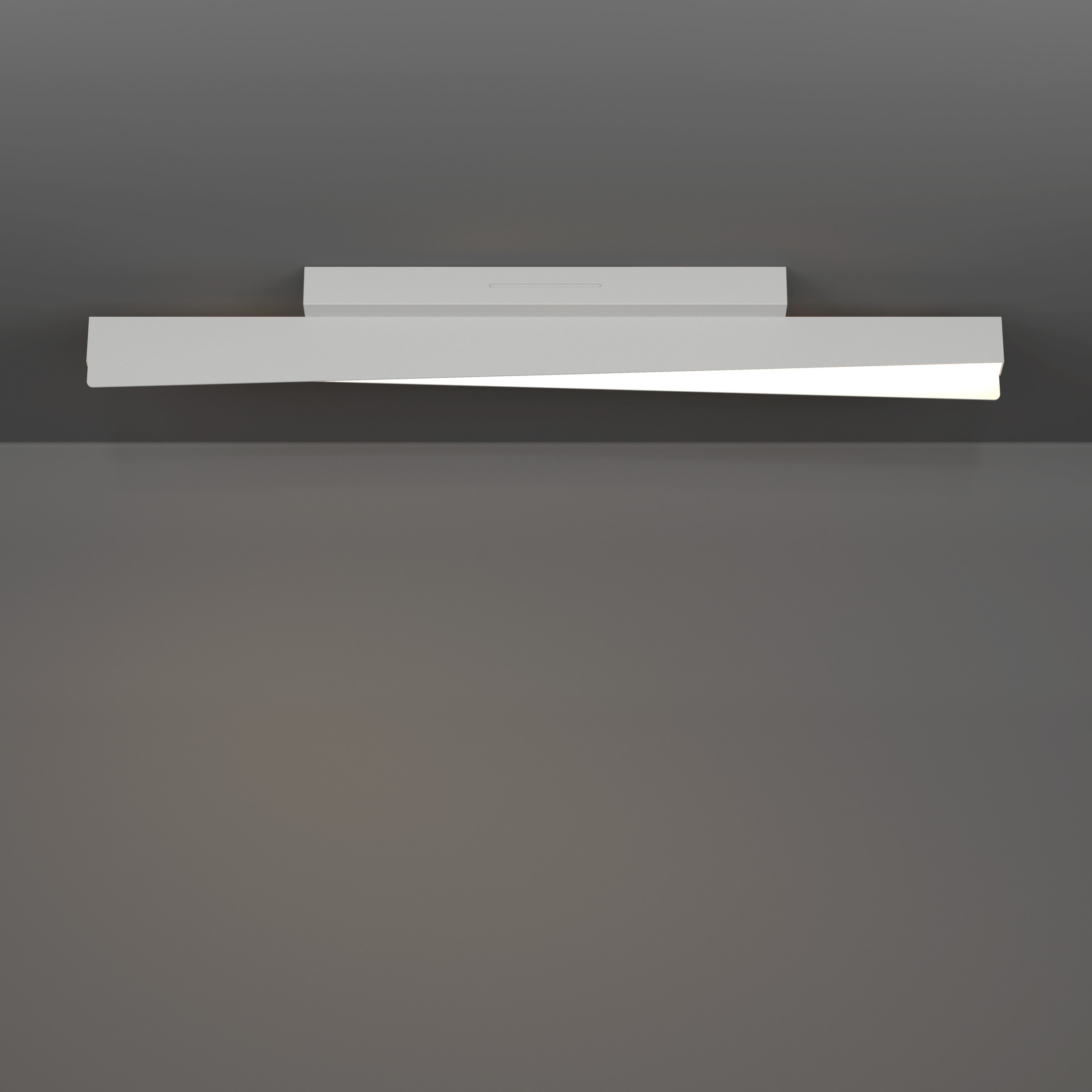 EGLO LED Deckenleuchte »BOLOGNANO-Z Deckenlampe - Alu, Stahl - LED - 13,5W - IP20« LED-Modul 1 Stk. Kaltweiß | Neutralweiß | RGB | Warmweiß Wohzimmerlampe, Esszimmerlampe, Flur, Schlafzimmer, L76 x B7 x H10 cm