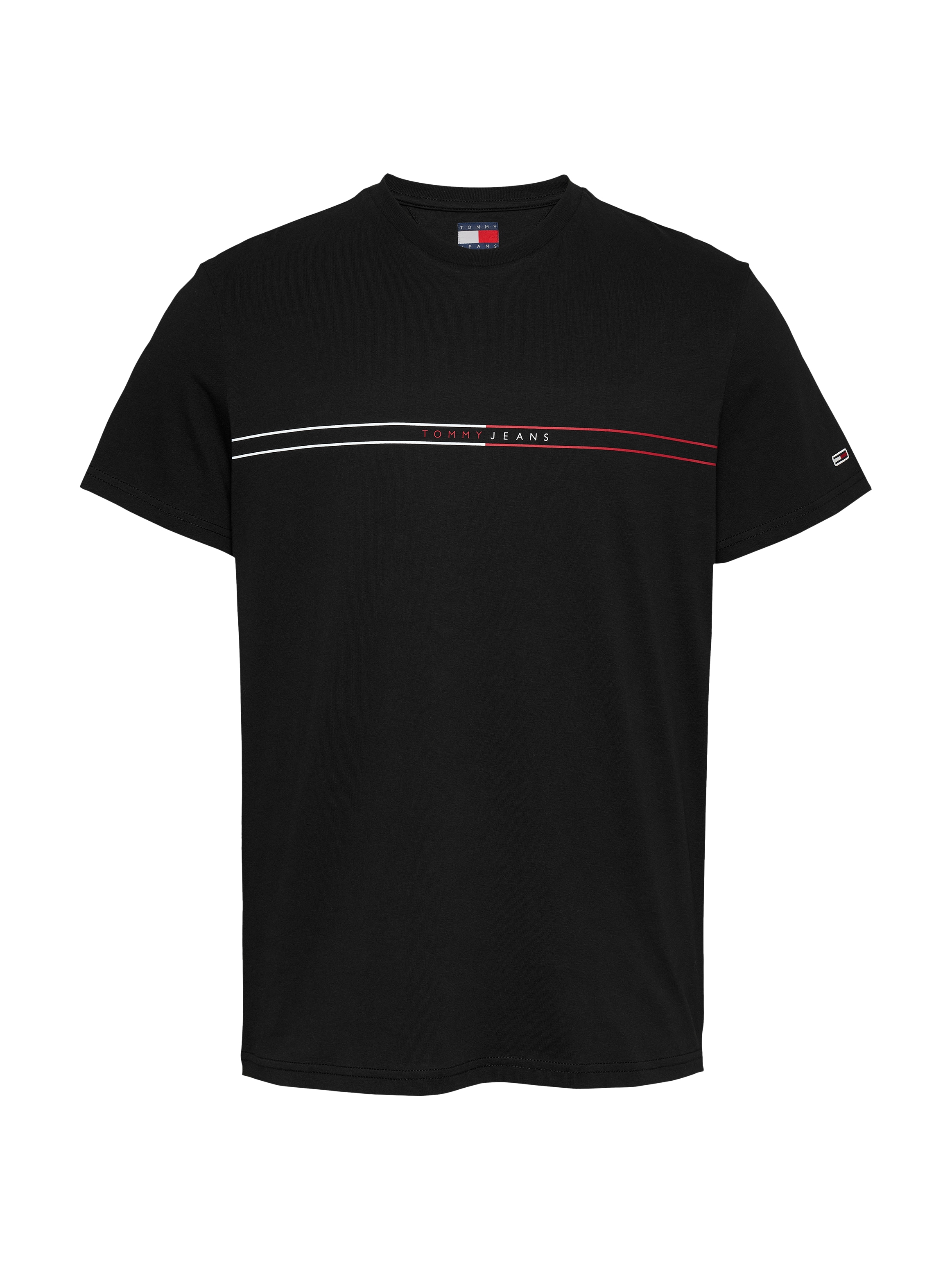 Tommy Jeans Kurzarmshirt »TJM SLIM ENTRY GRAPHIC TEE EXT« Mit Rundhalsausschnitt