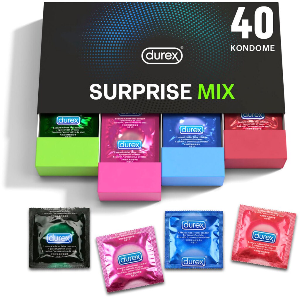 durex Kondome »Surprise Me«, (Packung, 40 St.)