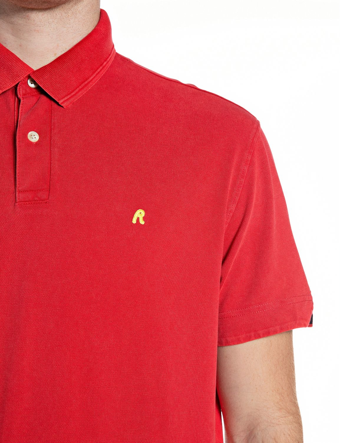 Replay Poloshirt aus Baumwollpiqué, Regular Fit