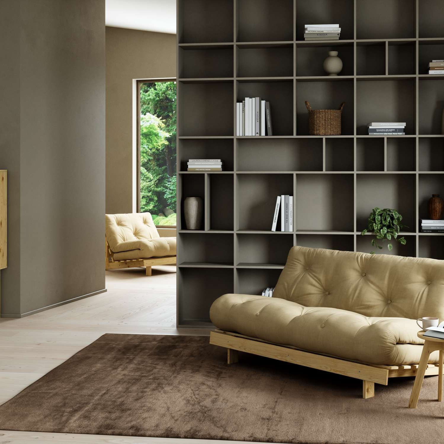 Karup Design Daybed »Roots Schlafsofa, Gästebett, Sofa inkl. Futonmatratze«, Liegefläche 90/140/160 x200 cm, FSC® zertifizierte Kiefer