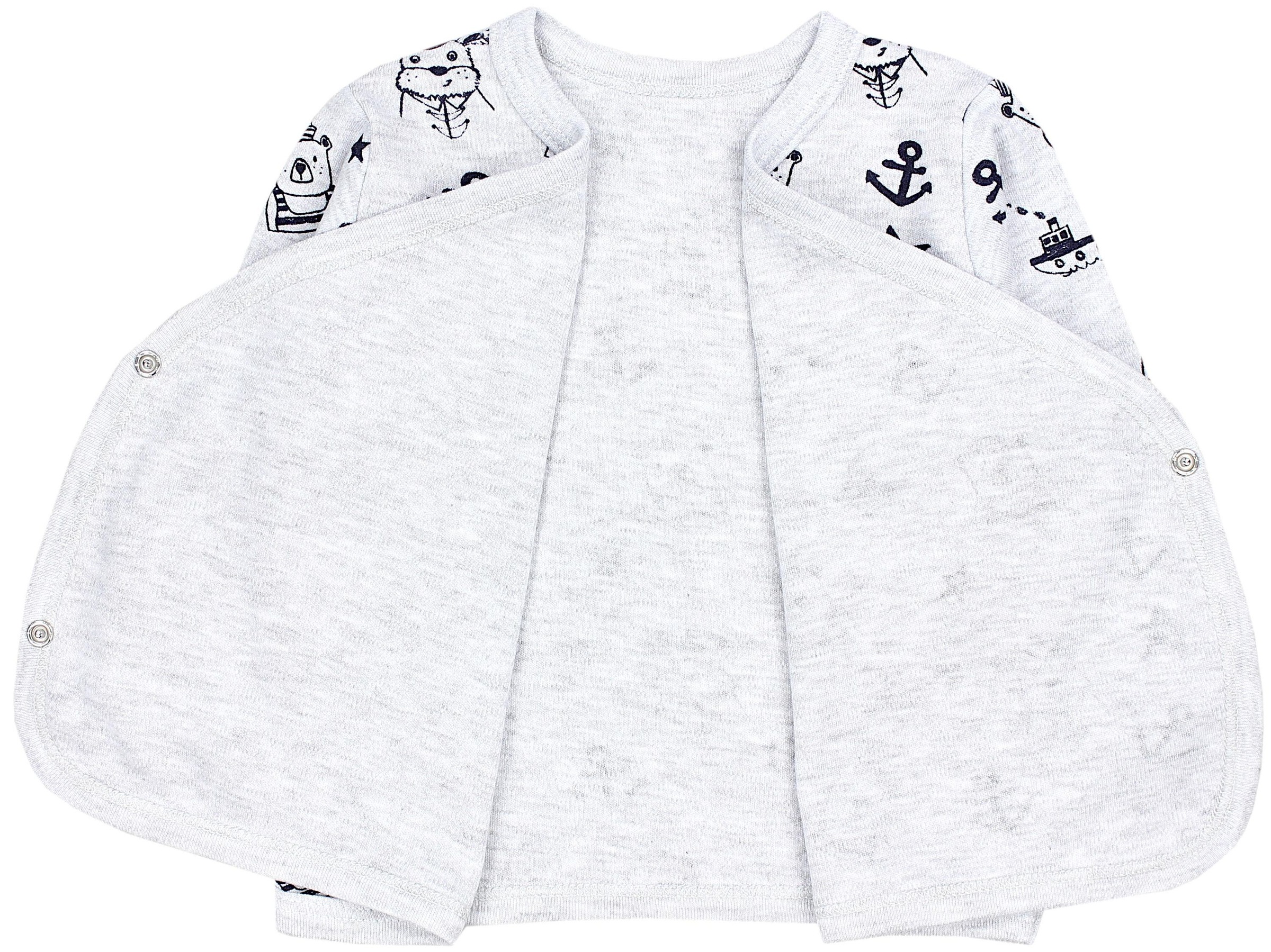 TupTam Wickelshirt »Wickelshirt Baby Jungen Langarm Wickelshirt 5er Set«
