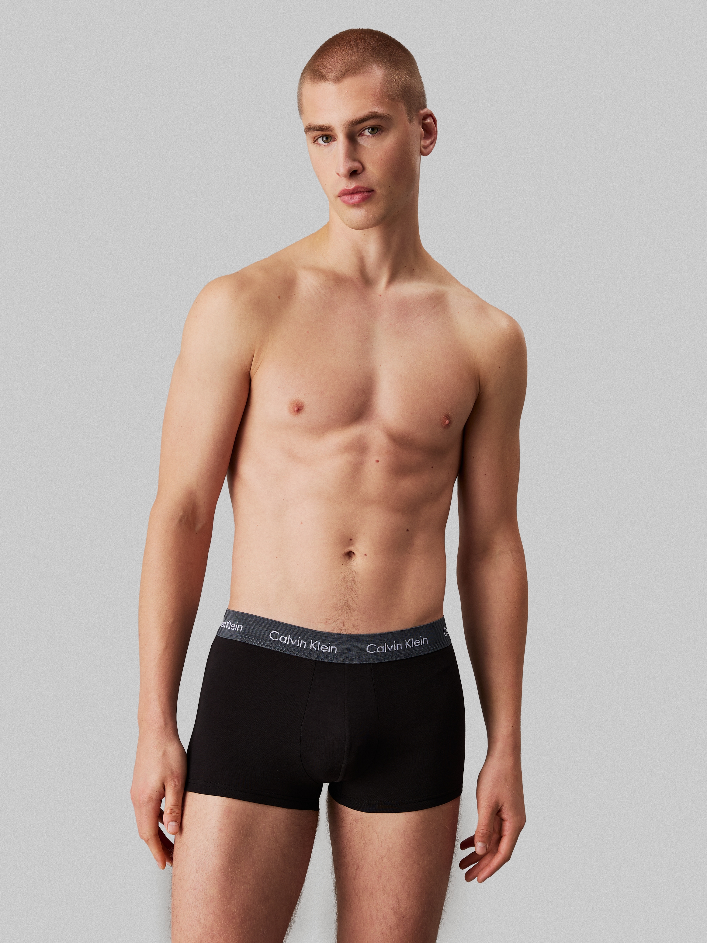 Calvin Klein Underwear Trunk »LOW RISE TRUNK 5PK«, (Packung, 5er-Pack), mit Logo-Elastikbund (5 Stück)