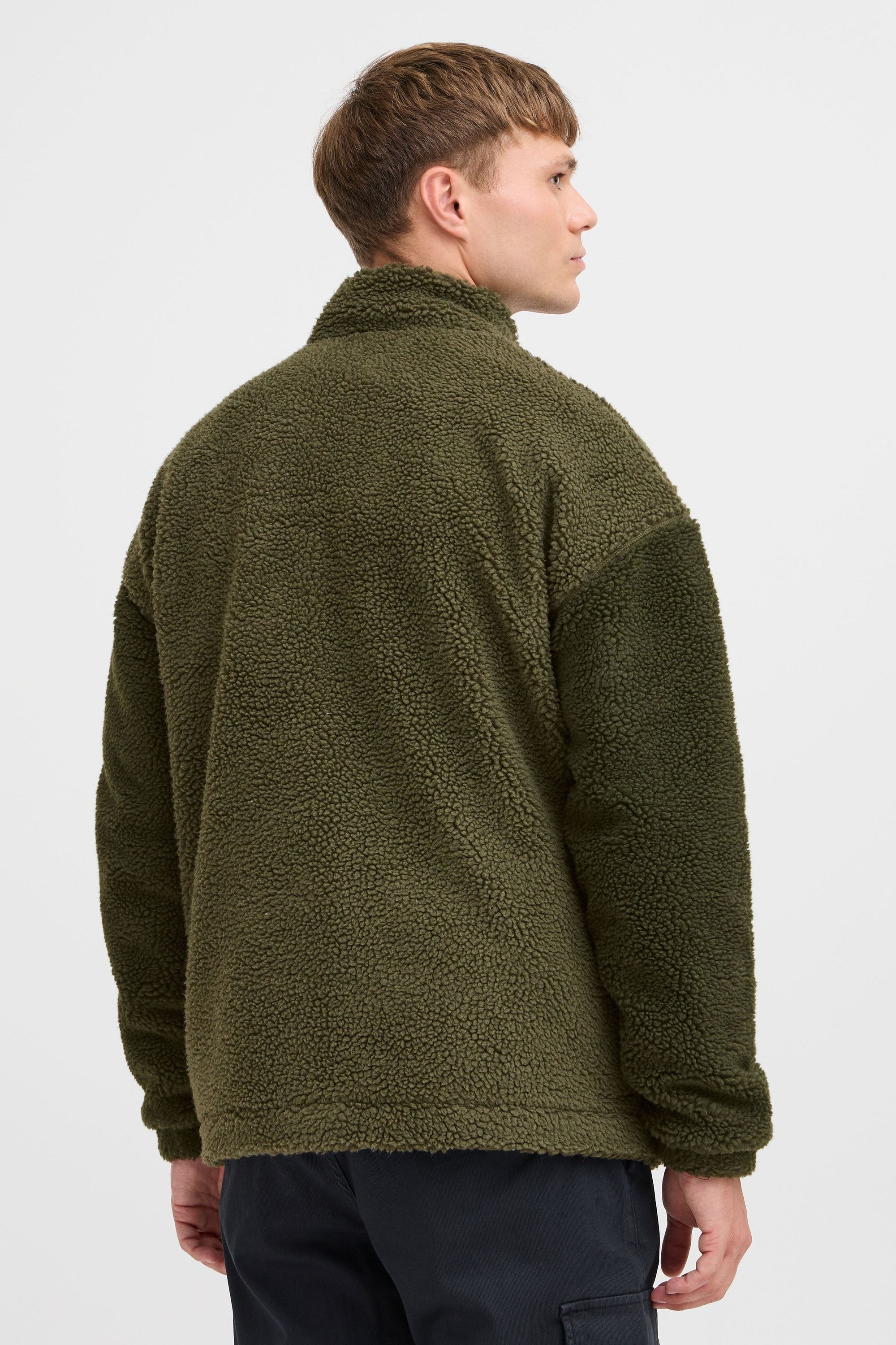 Indicode Fellimitatjacke »Fellimitatjacke IDTrautmar«, ohne Kapuze