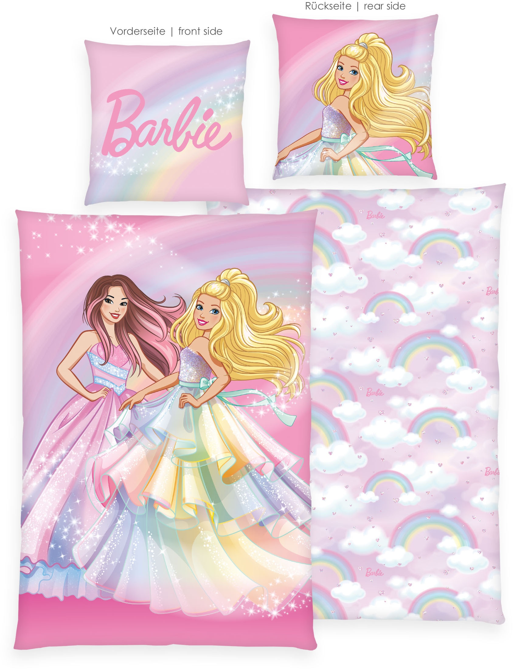 Barbie Bettwäsche »Barbie« 2 Stk. Wendebettwäsche