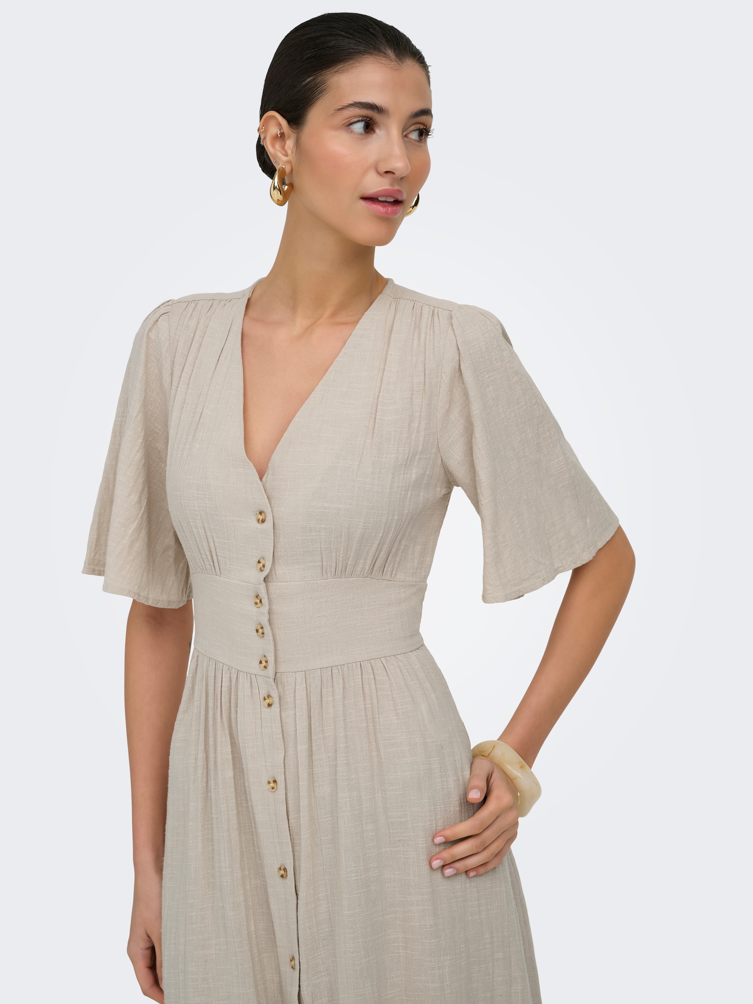 ONLY Sommerkleid »ONLTIZANA 2/4 MIDI DRESS WVN NOOS«