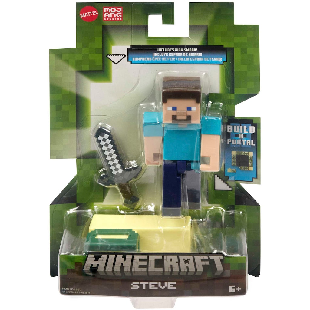 Mattel® Spielfigur »Minecraft, Core Figure Steve«