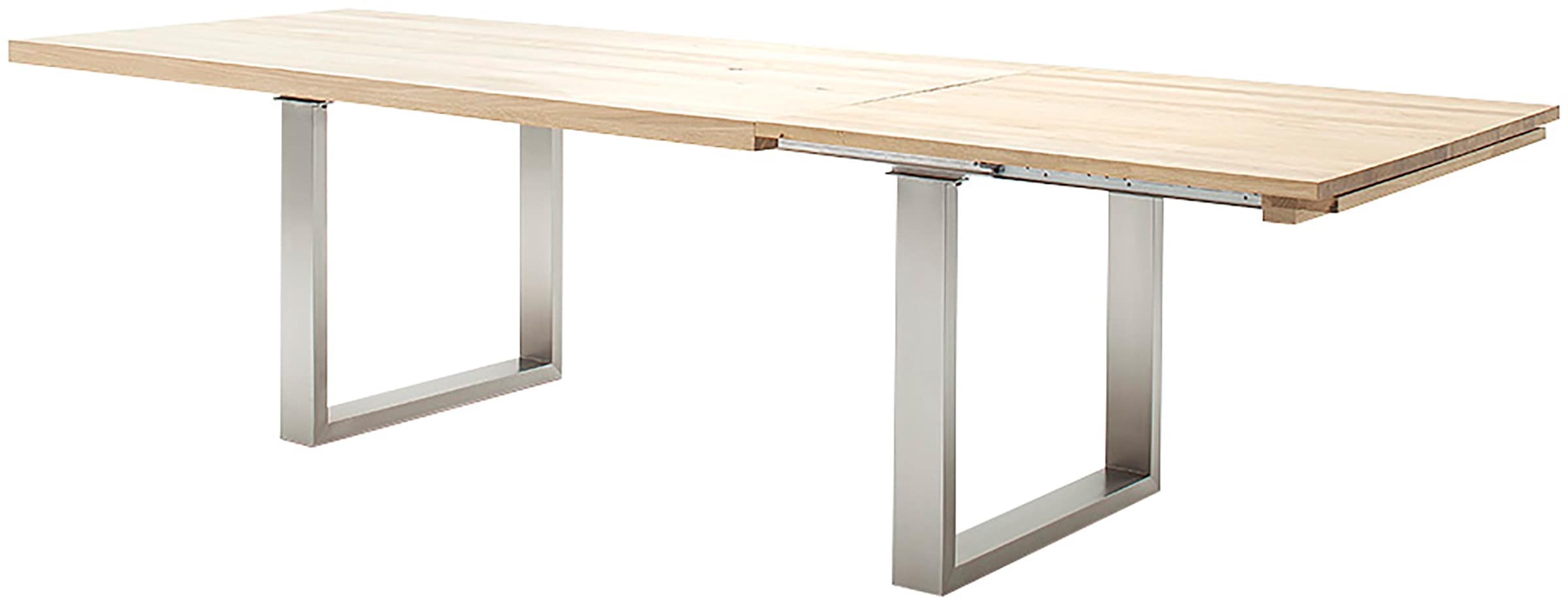 MCA furniture Kulissen-Esstisch »Dayton Esstisch Kufentisch«, Synchronauszug,ausziehbar,eiche,massiv,extra lang,XXL,belastbar 50 kg