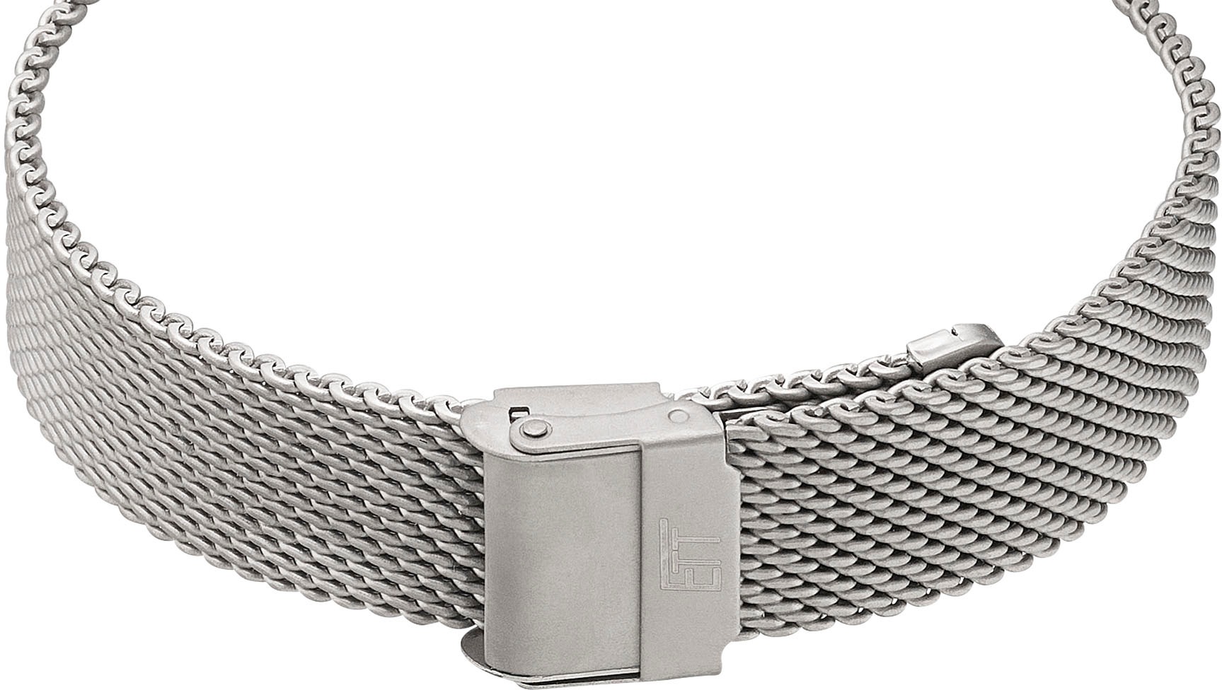 ETT Funkuhr »Station Watch«, Armbanduhr, Herrenuhr, Datum, Solar, Edelstahlarmband