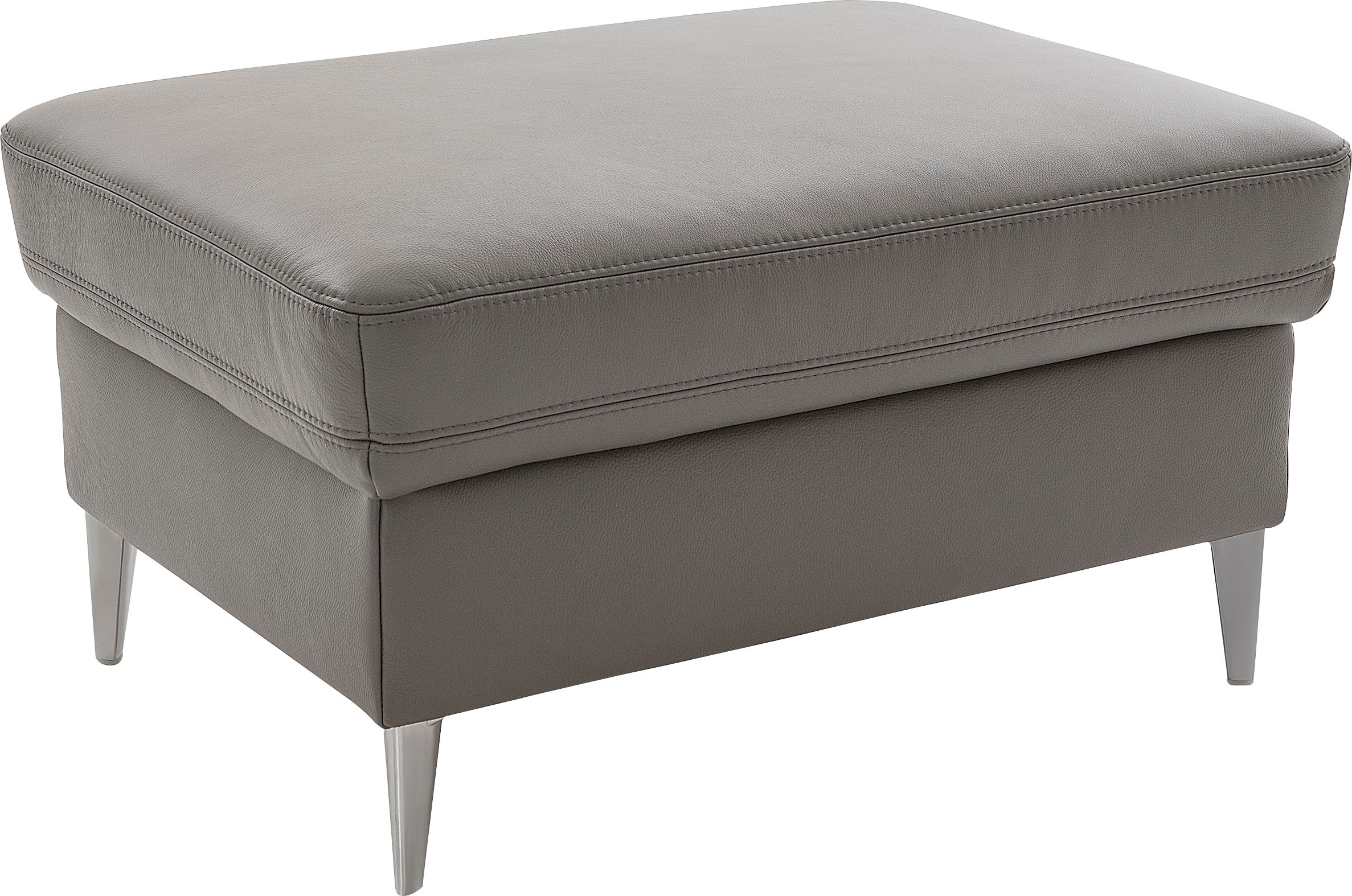 Die PlanBar Hocker »PN-EM23187«, (Set), Aufklappbar mit Stauraum, hochwertiges Glattleder