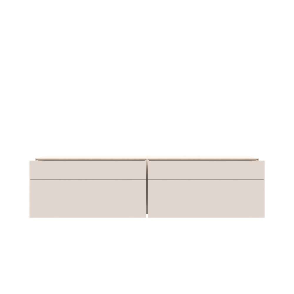 LeGer Home by Lena Gercke Lowboard »Essentials, TV-Board, TV-Kommode, TV-Schrank,  TV-Möbel« 2 Stk. tlg. Breite: 222 cm, UV lackiert, Push-to-open-Funktion