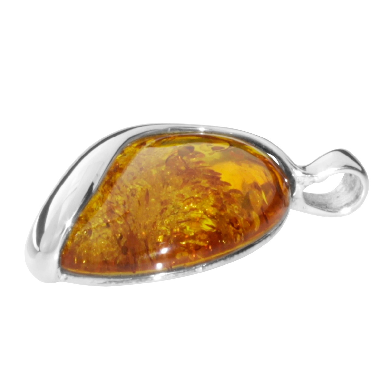 OSTSEE-SCHMUCK Kettenanhänger »- Estefanja - Silber 925/000 - Bernstein«