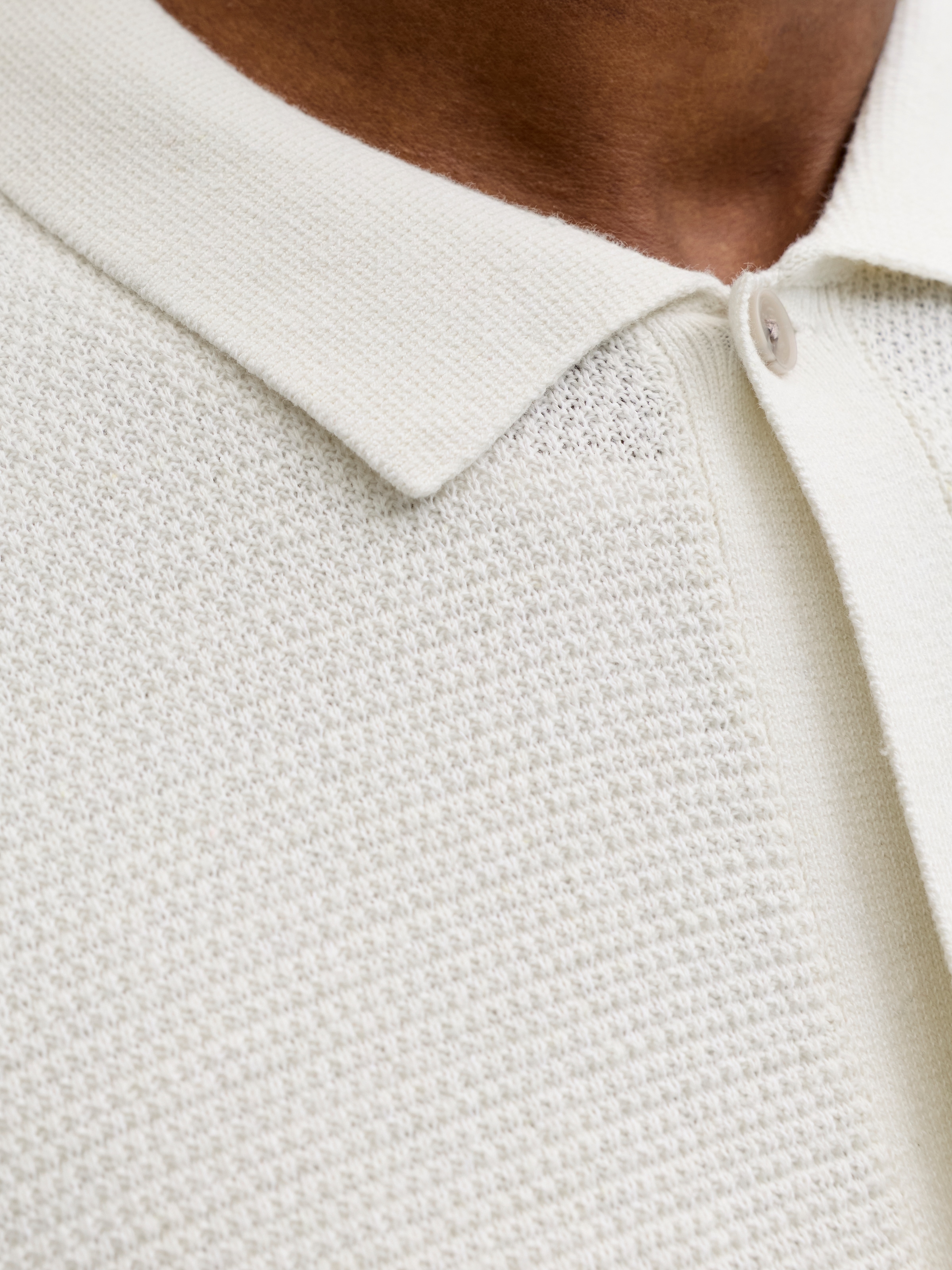 Jack & Jones Strickpullover »JJEGEORGE KNIT SHIRT SS SN« mit Polokragen