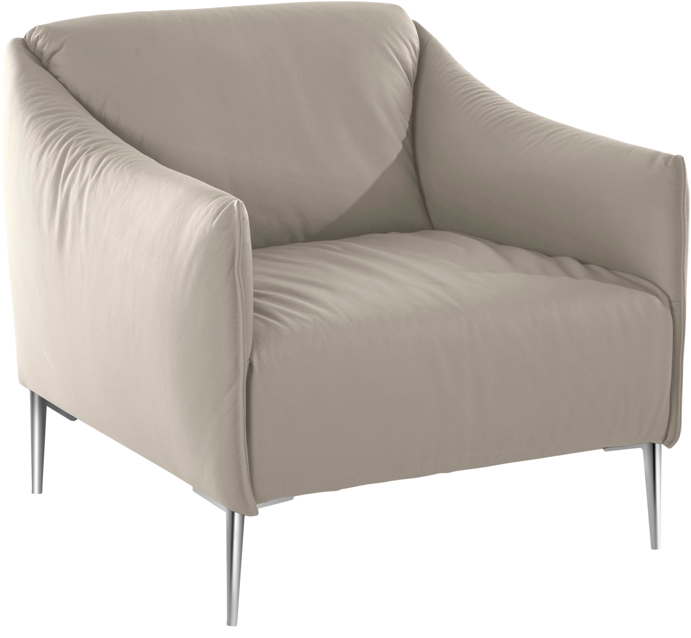 W.SCHILLIG Cocktailsessel »sally«, mit Metallfüßen in Chrom glänzend
