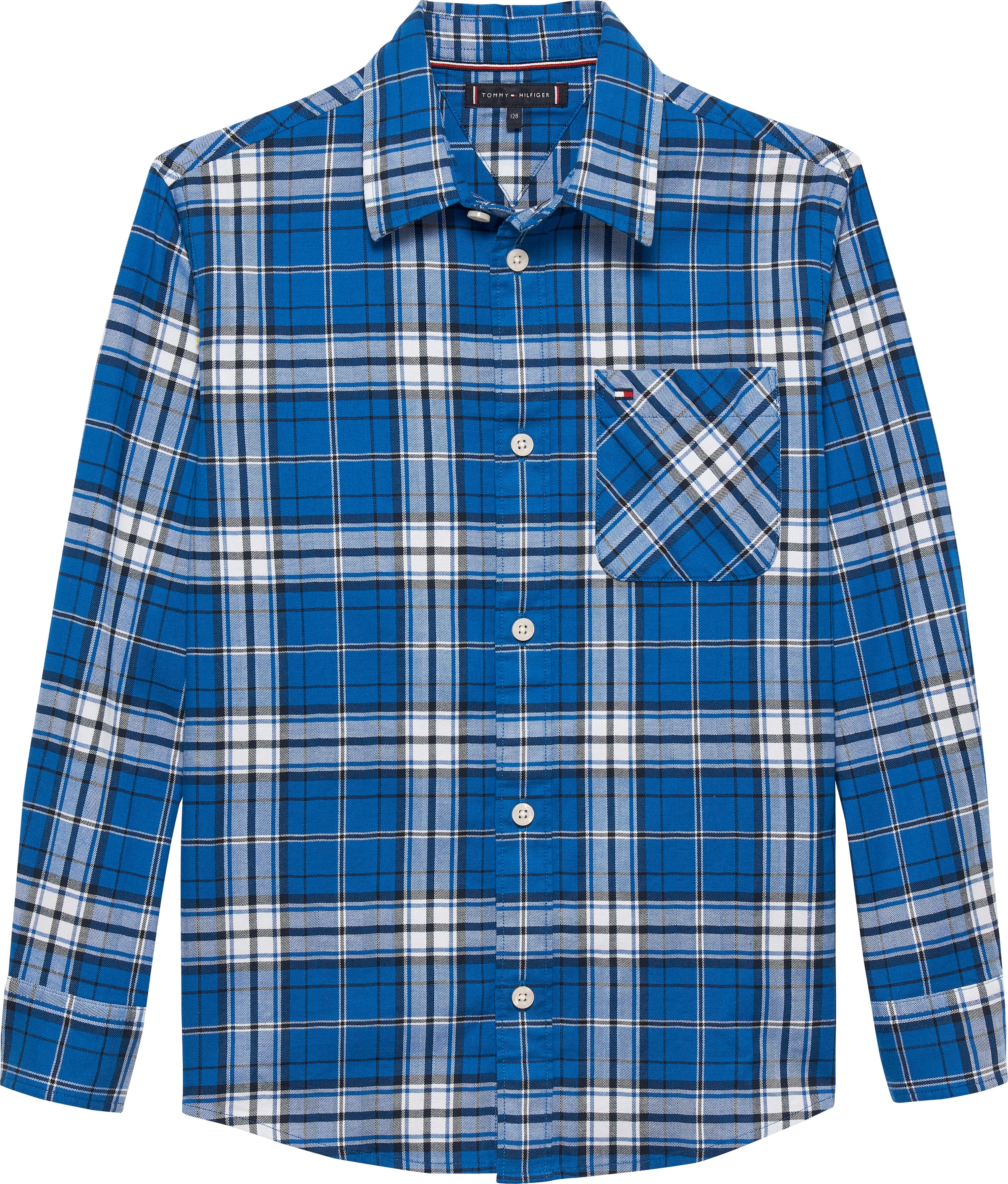 Tommy Hilfiger Langarmhemd »TOMMY GRAPHIC CHECK SHIRT« Kinder bis 16 Jahre, Druck