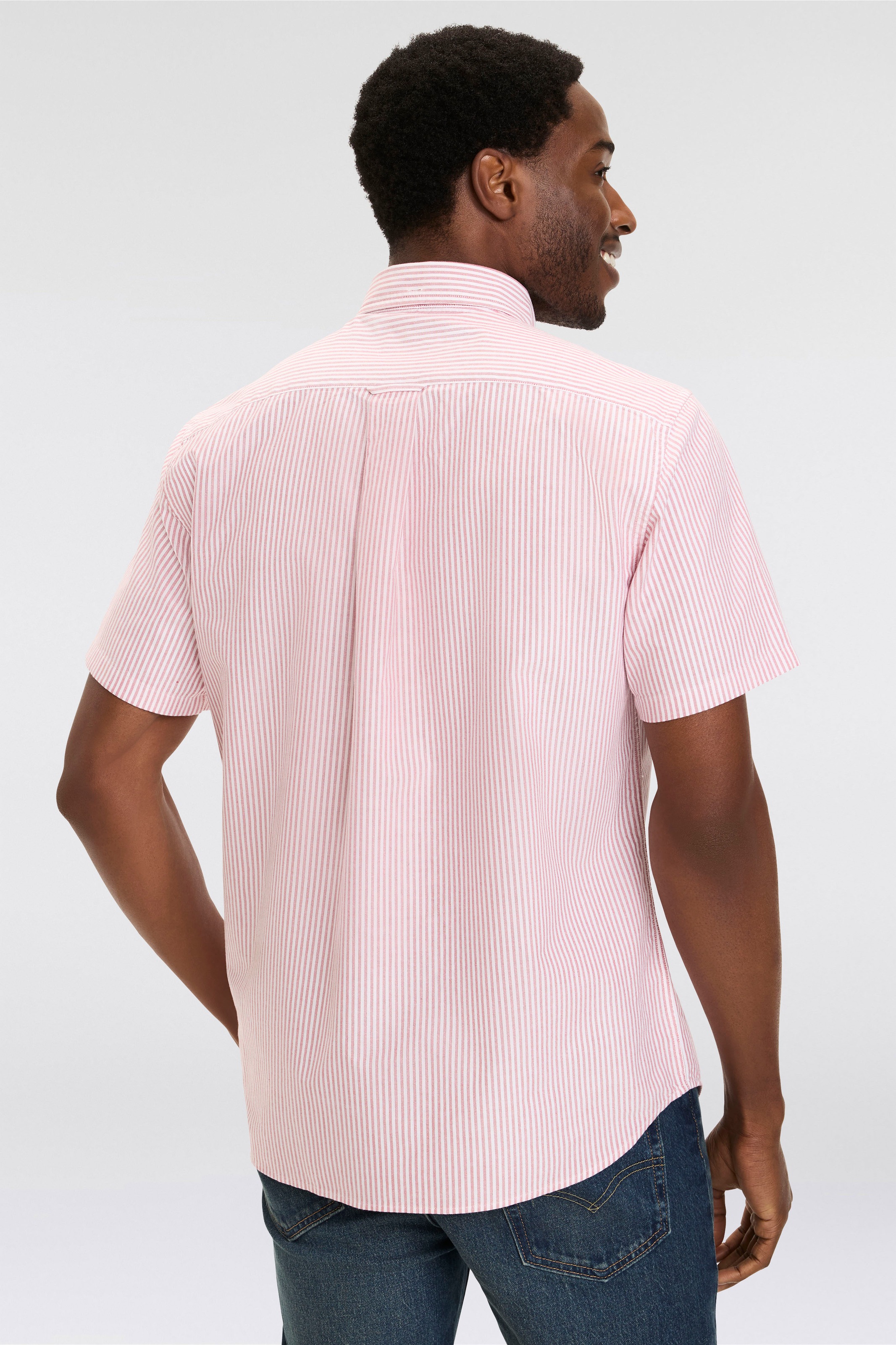 Gant Kurzarmhemd »REG CLASSIC OXFORD STRIPE SS SHIRT«