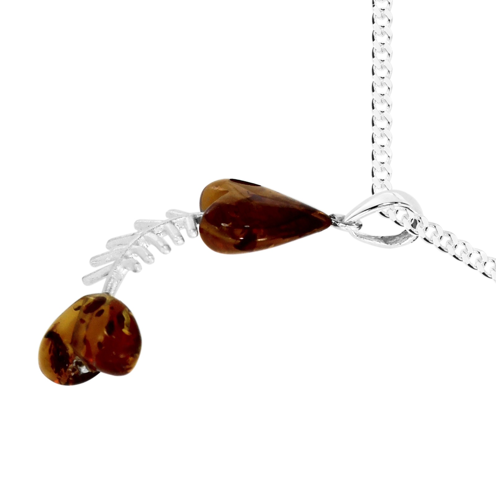 OSTSEE-SCHMUCK Kette mit Anhänger »Ostsee-Schmuck Kette mit Anhänger Fisch 35 mm«