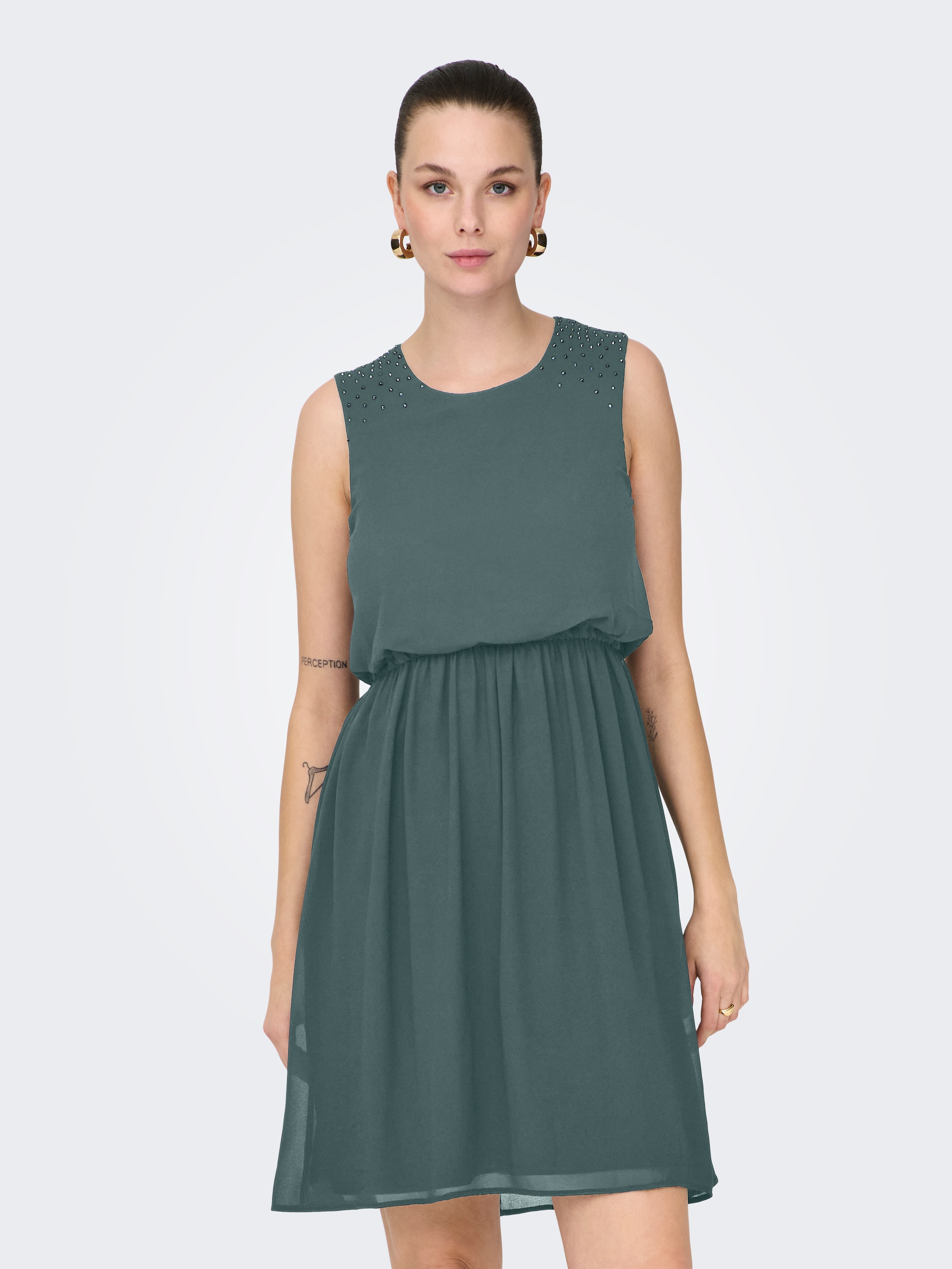 ONLY Minikleid »ONLSTINNA LIFE SL DETAIL DRESS WVN«, Sommerkleid