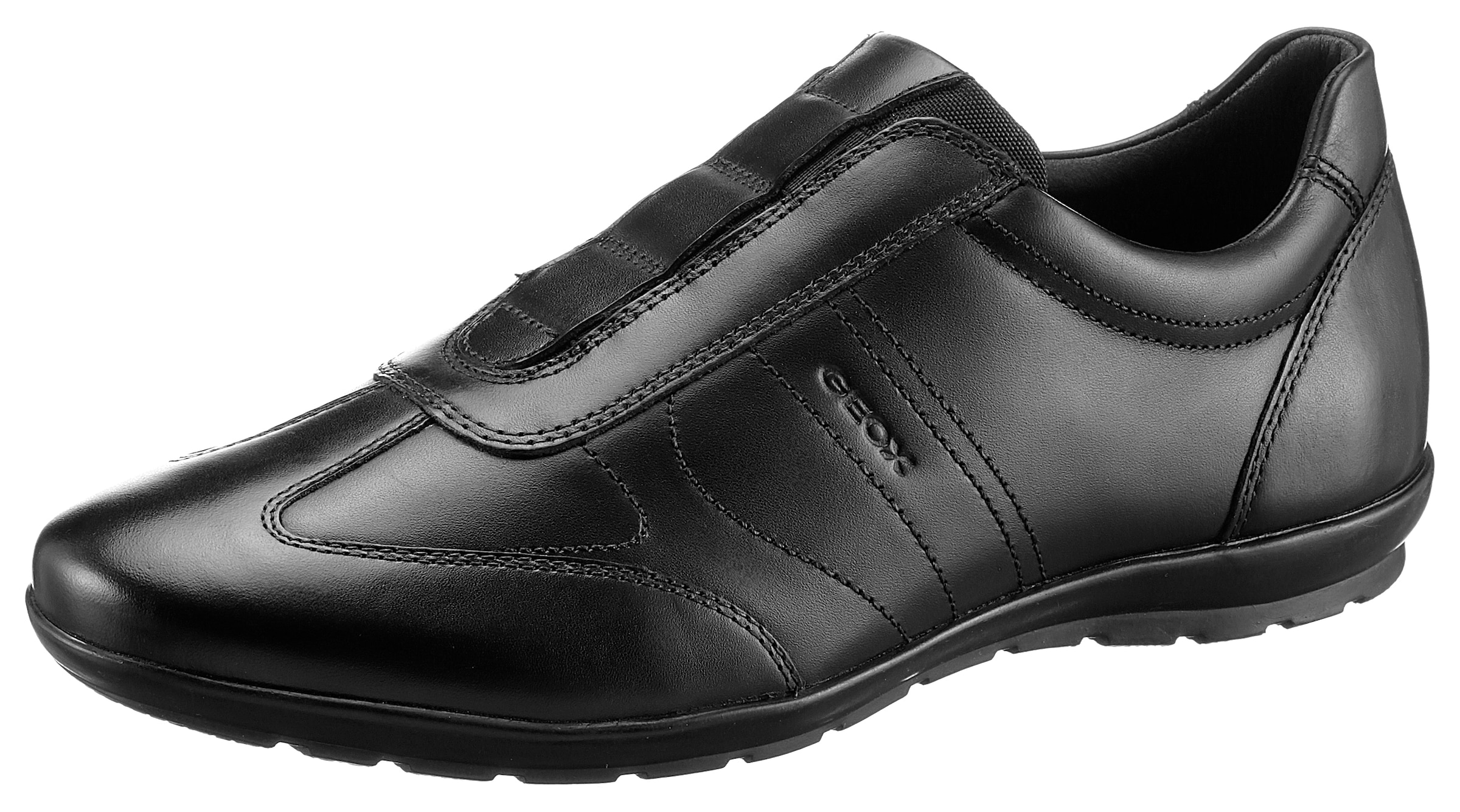 Geox Slipper »UOMO SYMBOL«, Business Schuh, Anzugschuh, Freizeitschuh zum Schlupfen