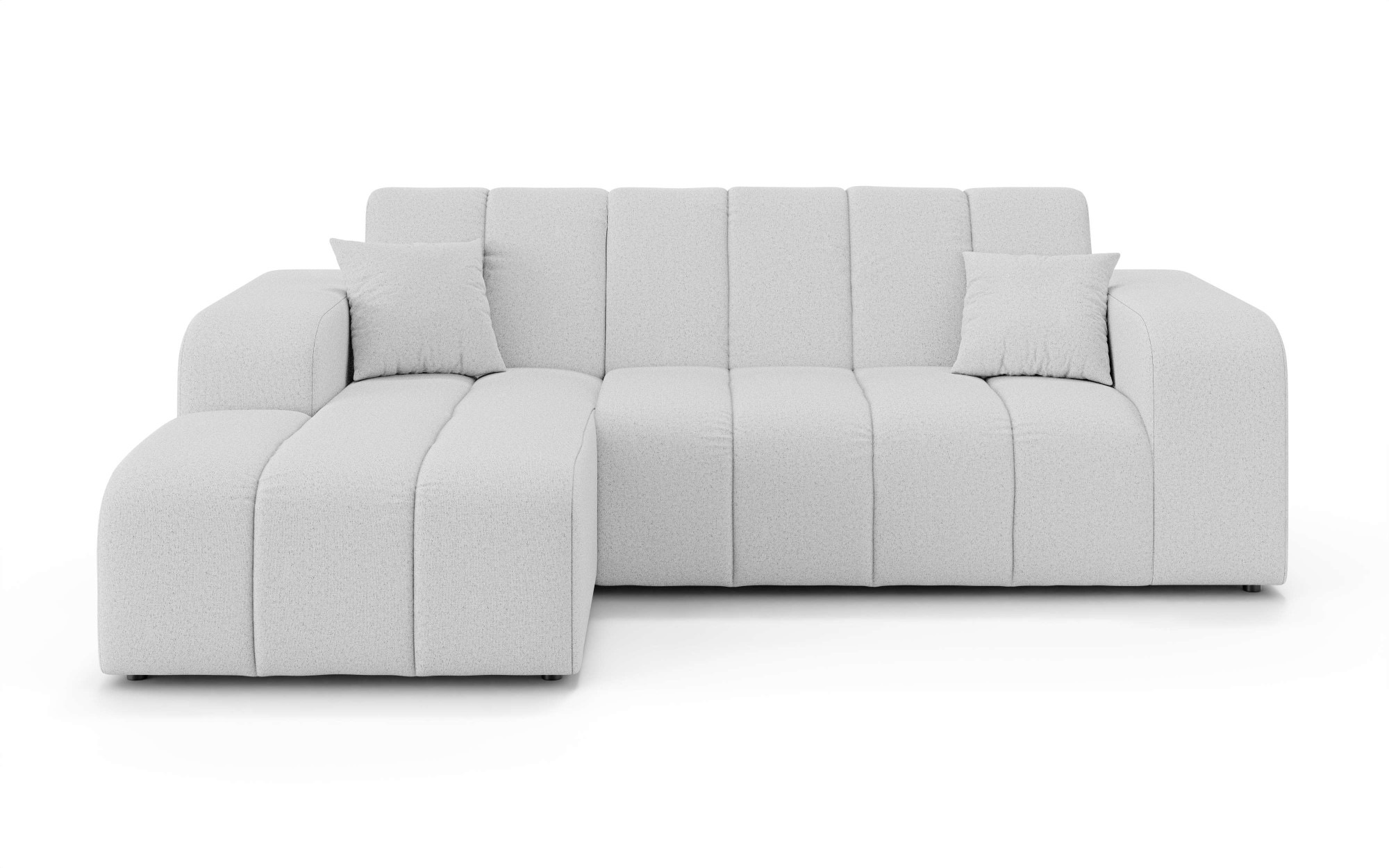 INOSIGN Ecksofa »CASSY L-Form, Schlafsofa mit Bettkasten, Maße B/T/H: 245/165/88 cm«, mit 2 Rückenkissen, Recamiere rechts oder links bestellbar