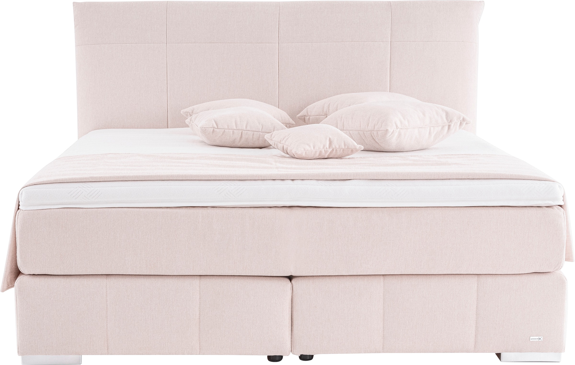 alina Boxspringbett »Luga«, 188 cm breit, inkl. Matratze und Komfortschaum-Topper