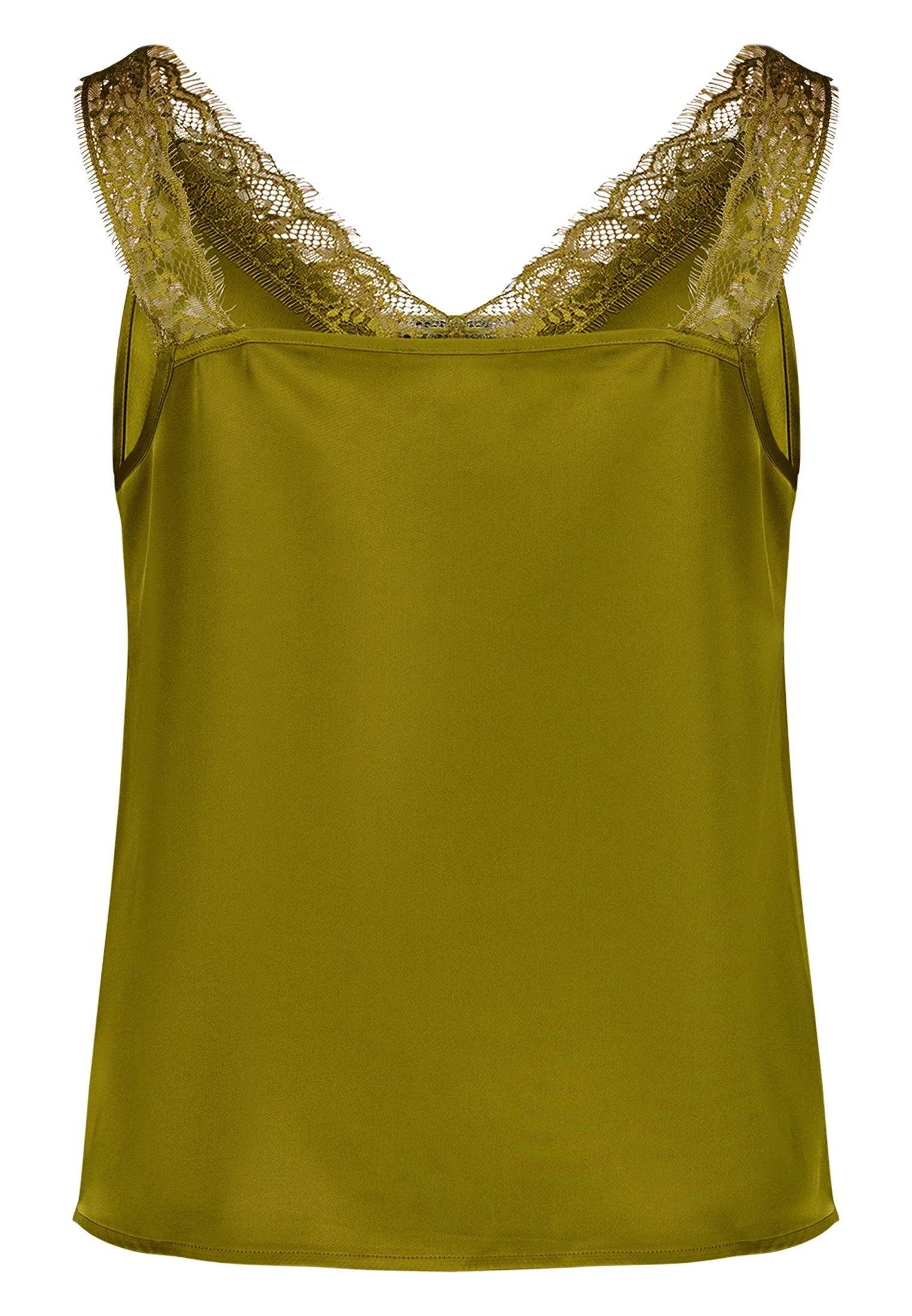 Zero Spitzenbluse »Basic-Top mit V-Ausschnitt«