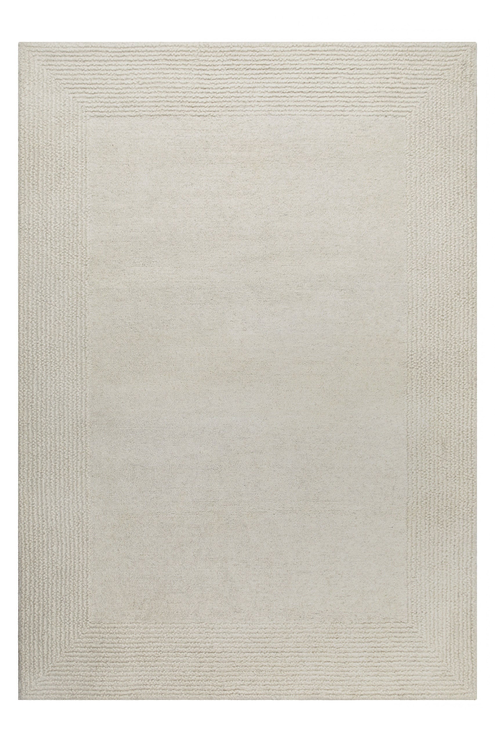 Wecon home Wollteppich »Hamptons TWENTYONE«, rechteckig, 15 mm Höhe, Läufer, Schurwolle, Kurzflor, Wohnzimmer, Schlafzimmer, Bordüre