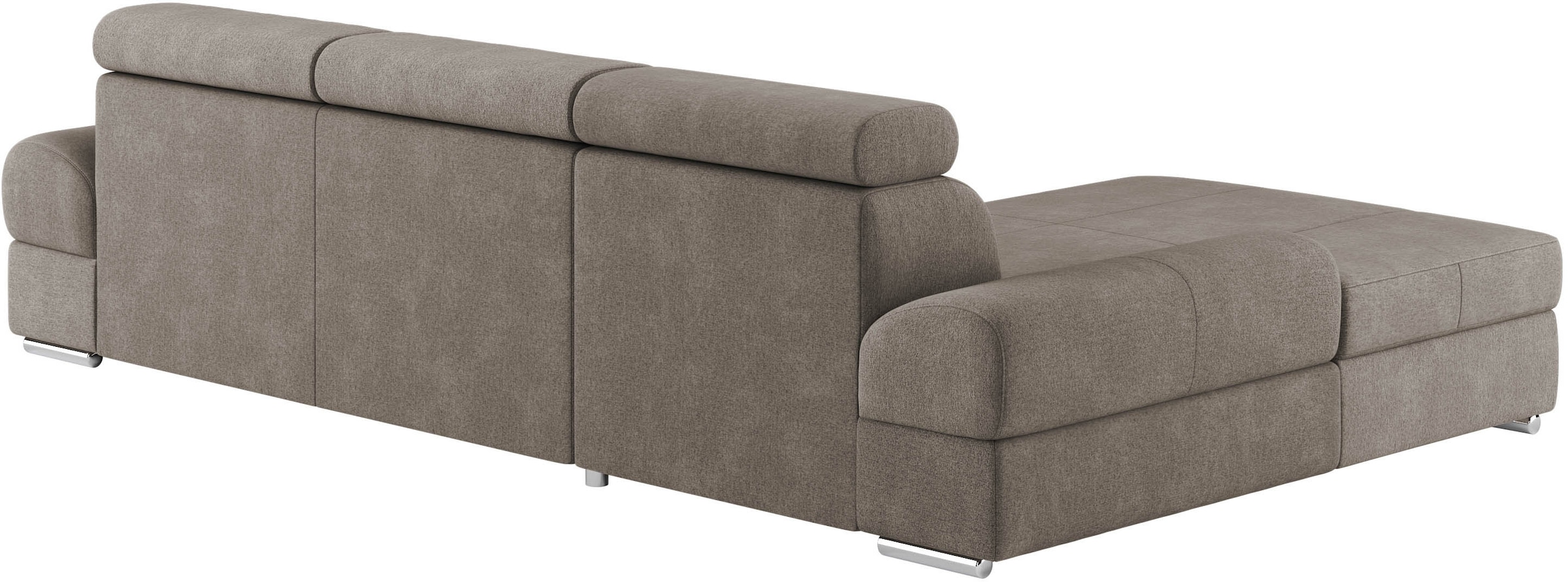 sit&more Ecksofa »Broadway L-Form«, inklusive Kopfteilverstellung, wahlweise mit Bettfunktion