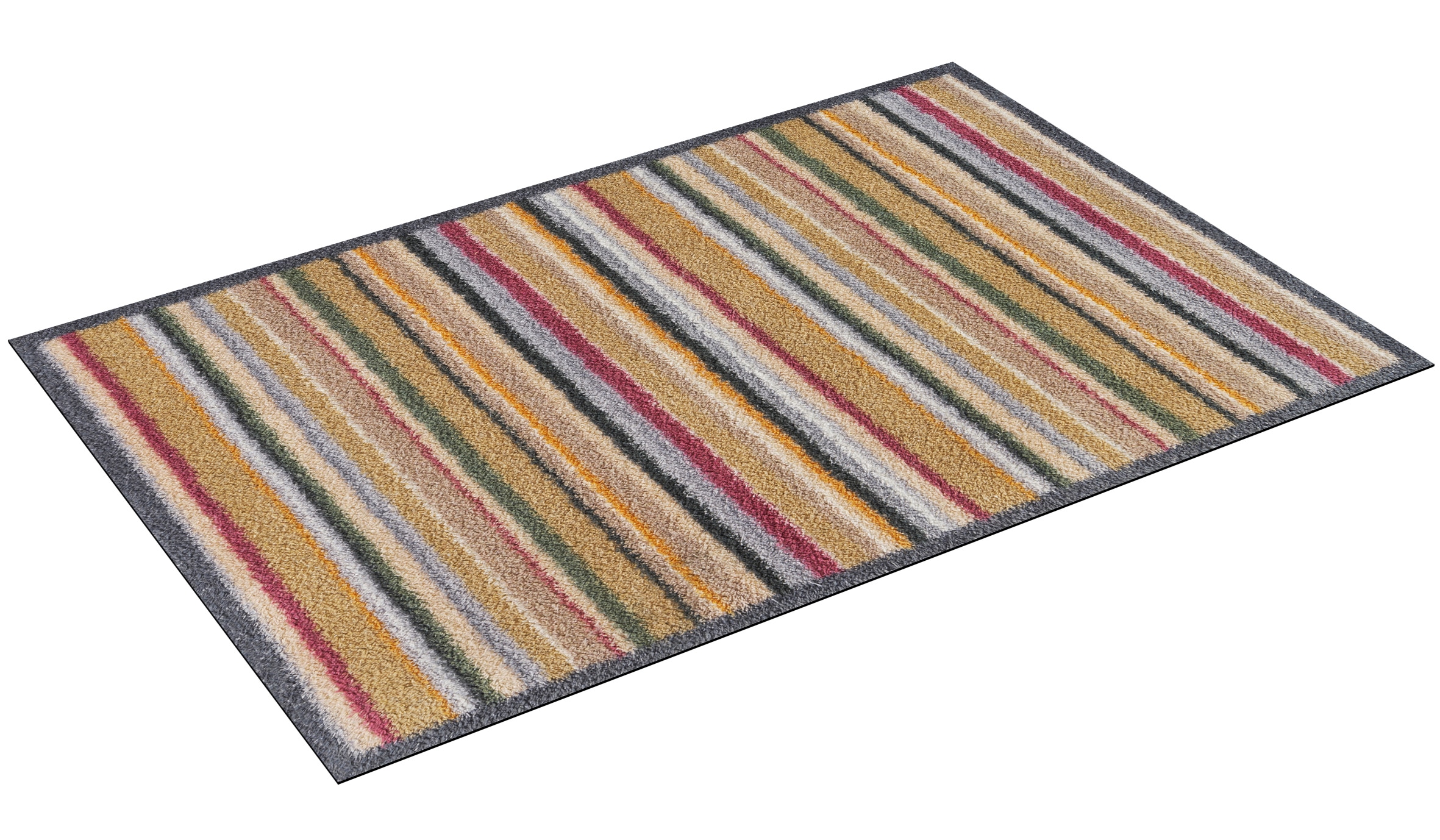 Turtle Mat Fußmatte »Muted Stripe« rechteckig 9 mm Höhe