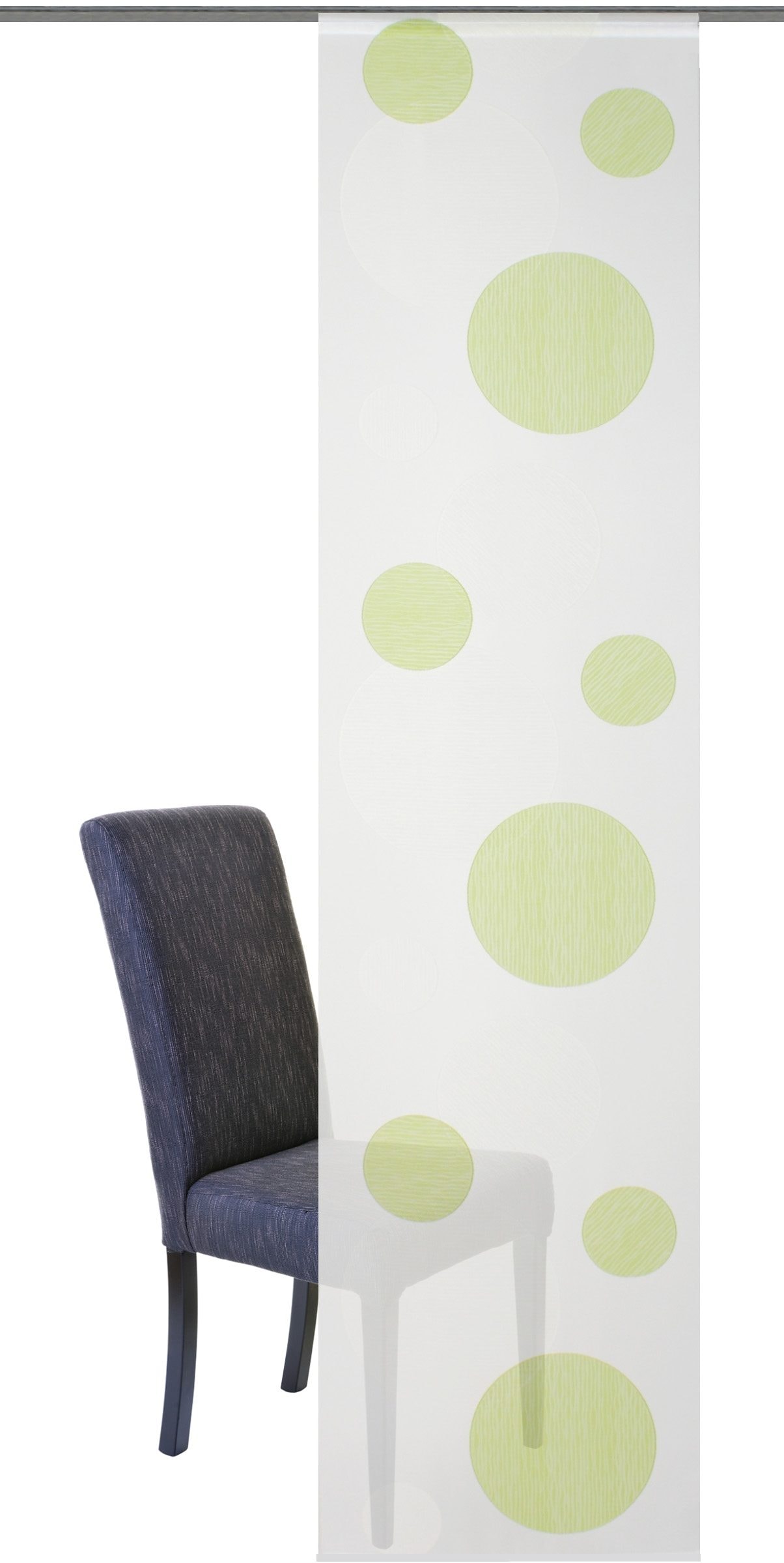 HOME WOHNIDEEN Schiebegardine »Tira« Klettschiene 1 Stk. tlg. HxB: 245x60