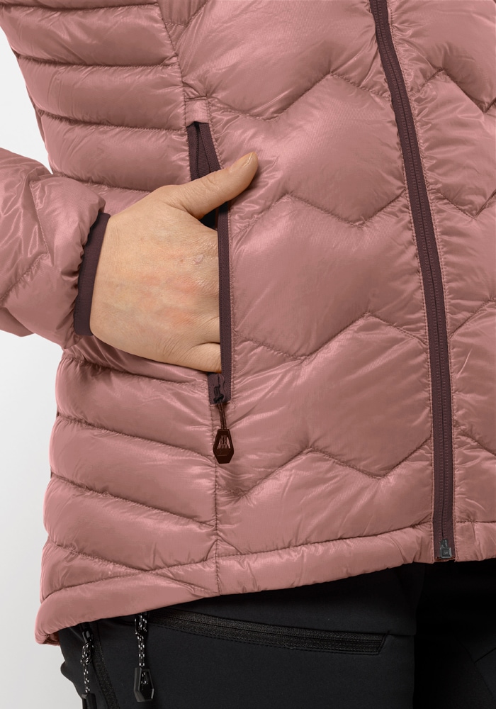 Jack Wolfskin Daunenjacke »ALPSPITZE DOWN HOODY W«, mit Kapuze