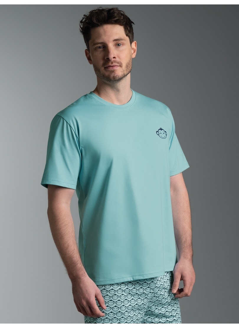 Trigema Schlafanzug »TRIGEMA T Shirt mit Printmotiv "Äffchen"« 1
