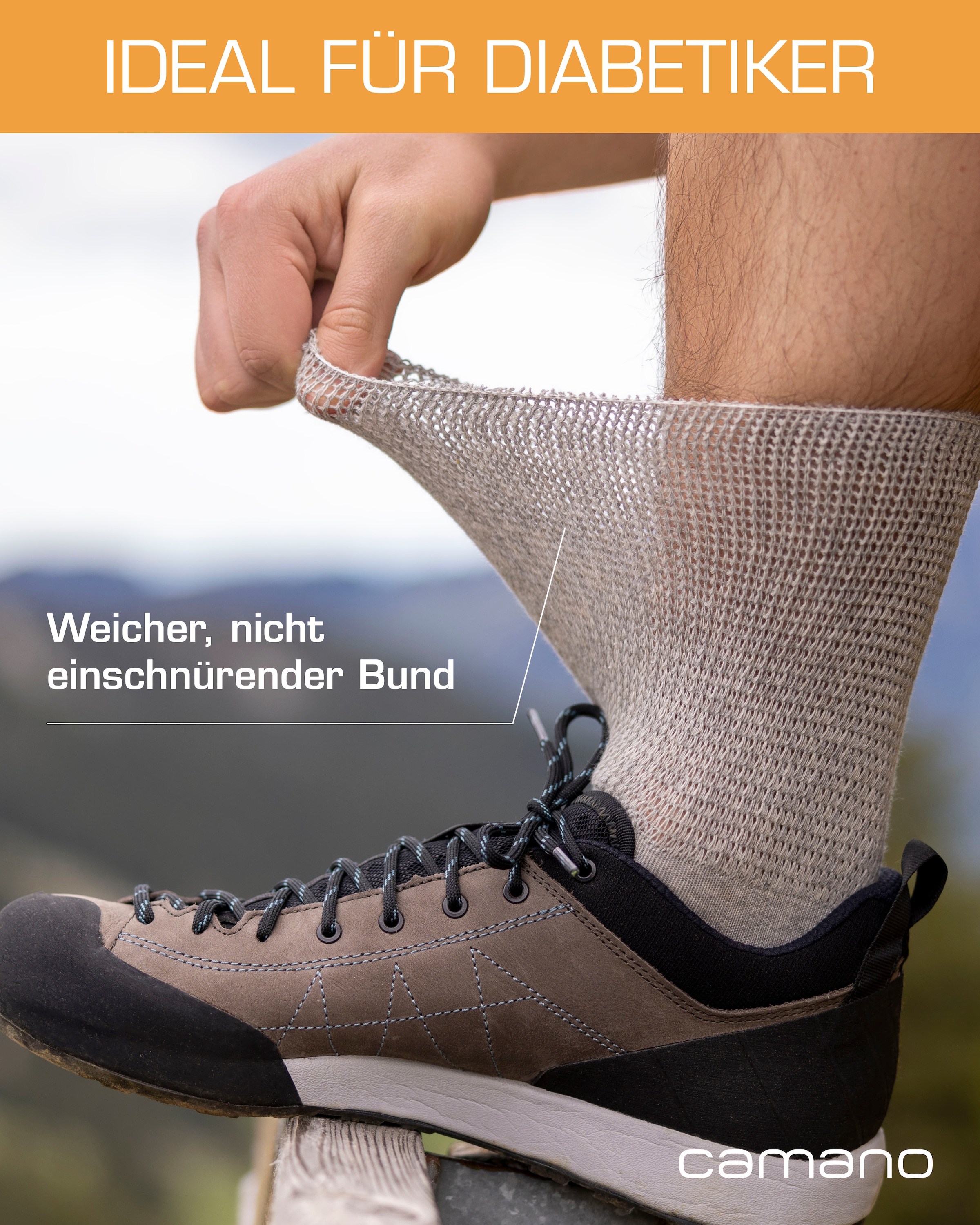 Camano Socken »function« 4 Paar tlg. perfekte Feuchtigkeitsregulation