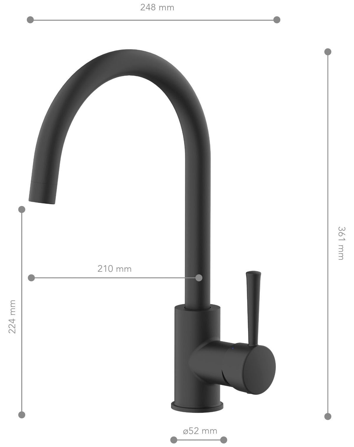 Lenz Küchenarmatur »MANA«, designed by Lenz, 3/8"