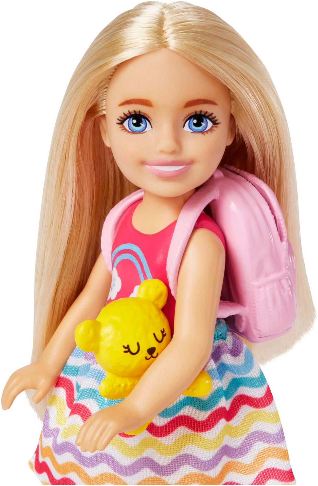 Barbie Anziehpuppe »Dreamhouse Adventures, Chelsea Reiseset«, mit Hündchen und Accessoires