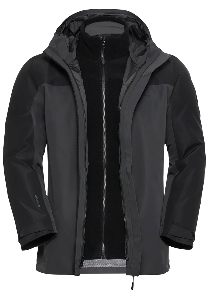Jack Wolfskin 3-in-1-Funktionsjacke »TAUBENBERG 3IN1 JKT M« mit Kapuze