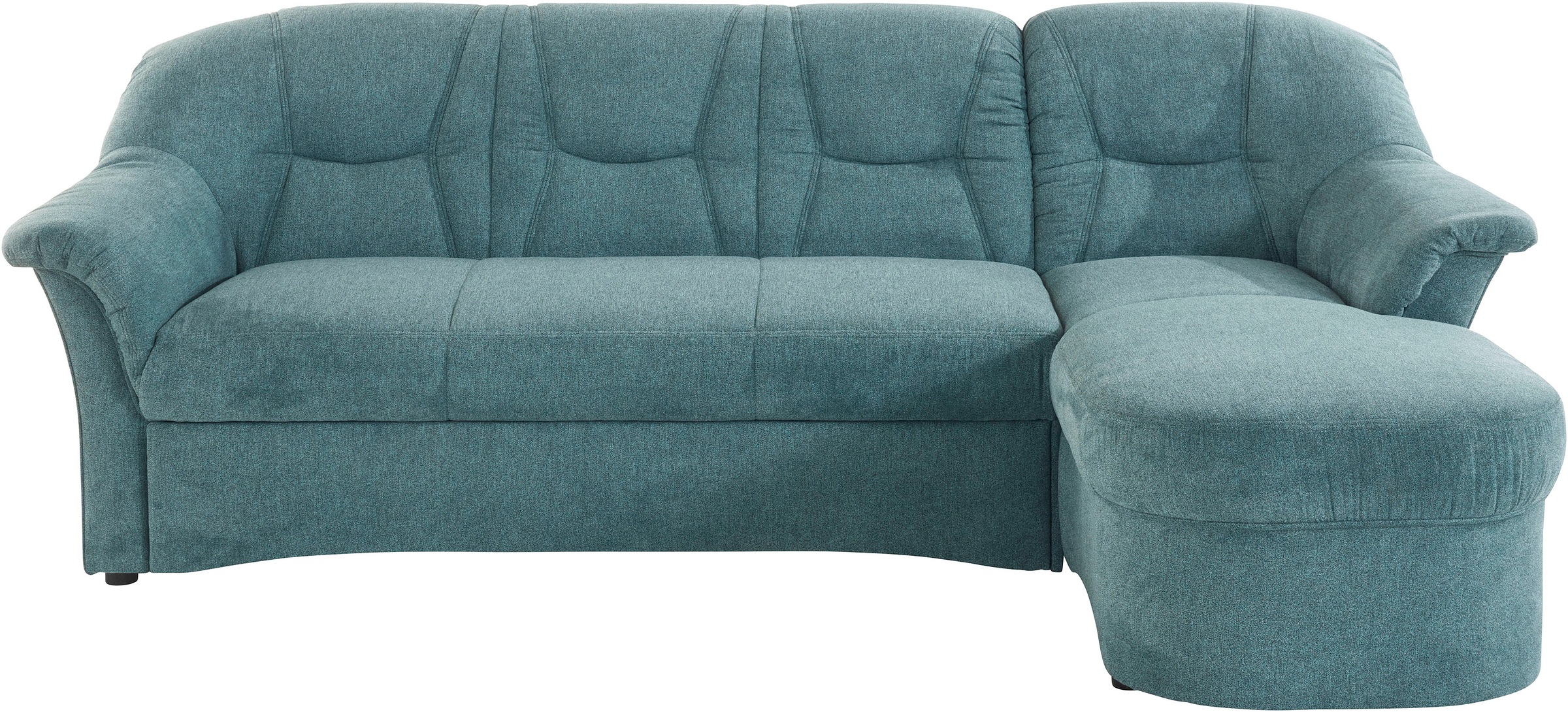 DOMO collection Ecksofa »Sarafina zeitlos und komfortabel, optional mit Federkern, L-Form«, wahlweise mit Bettfunktion