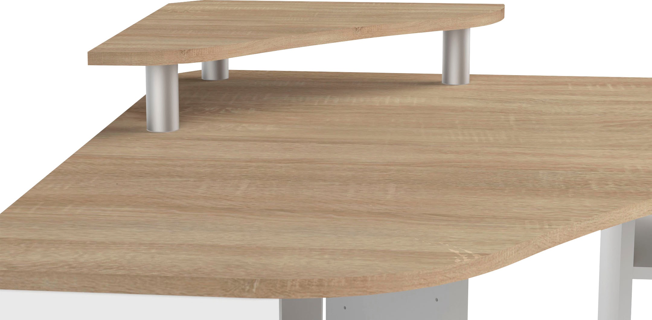 TemaHome Schreibtisch »Corner«, Melamingestell, Tischplatte in untersch.  Farbvarianten, Breite 94 cm auf Raten kaufen