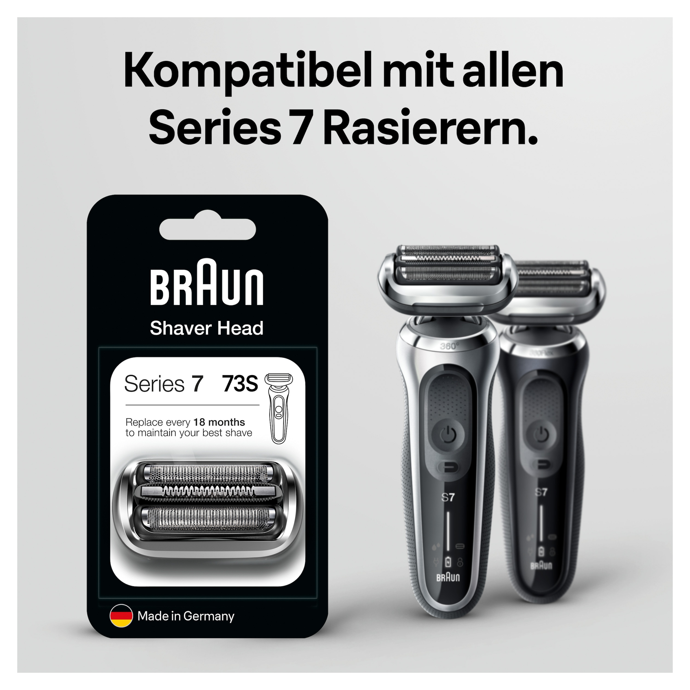 Braun Ersatzscherkopf »Series 7 73S«, für Series 7 Elektrorasierer ab 2020
