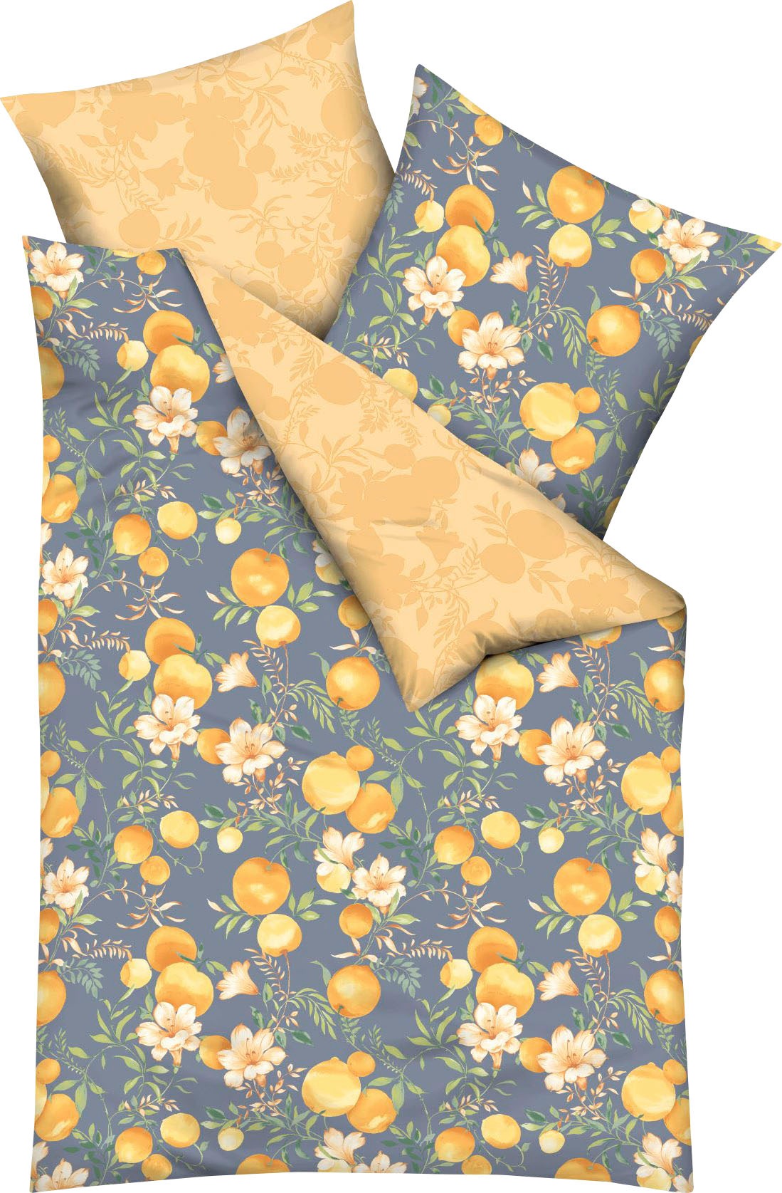 Kaeppel Wendebettwäsche »Orange Blossom«, mit Orangen