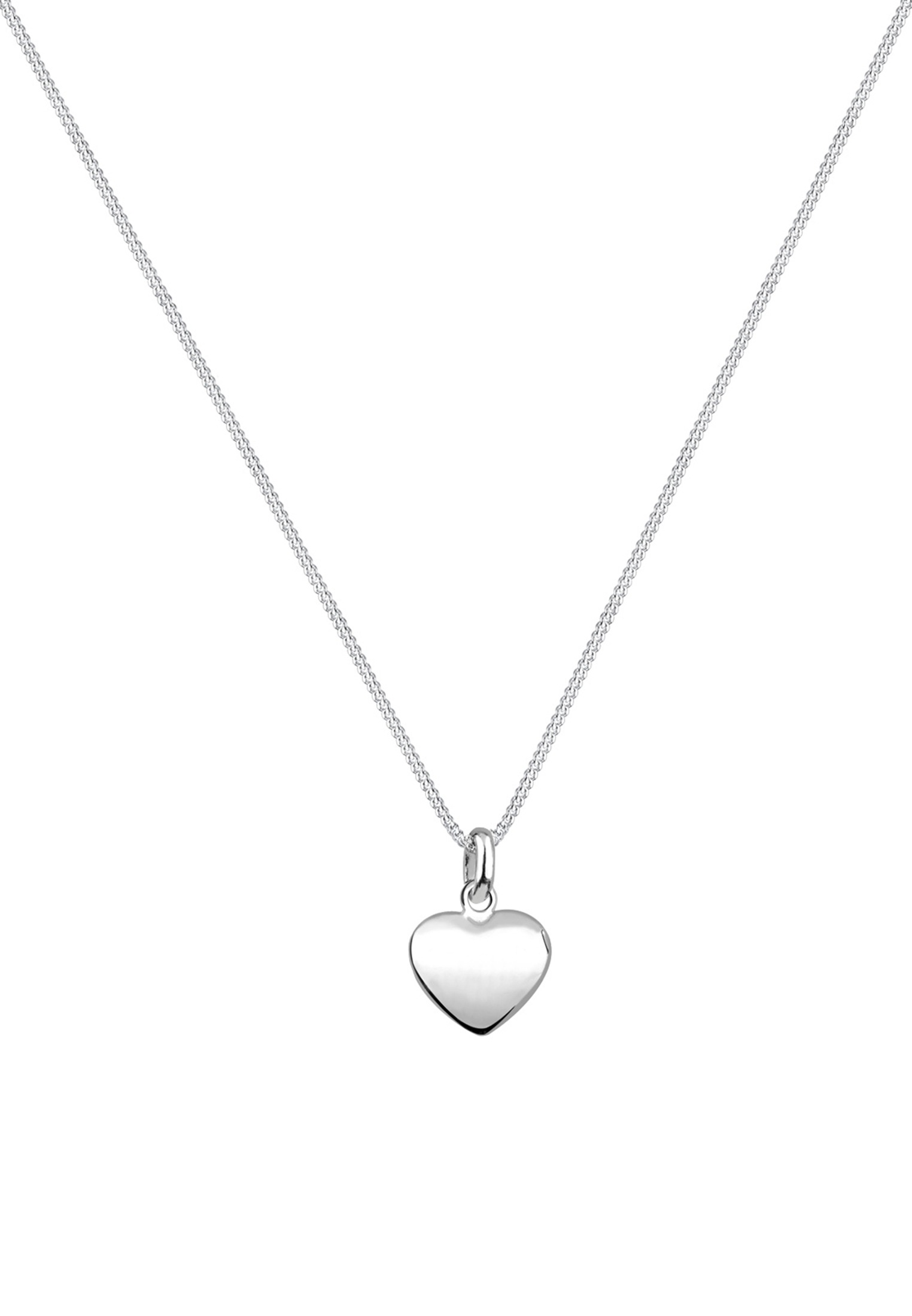 Elli Kette mit Anhänger »Halskette Herz Filigran Klassisch Schmuck Geschenk 925 Silber«
