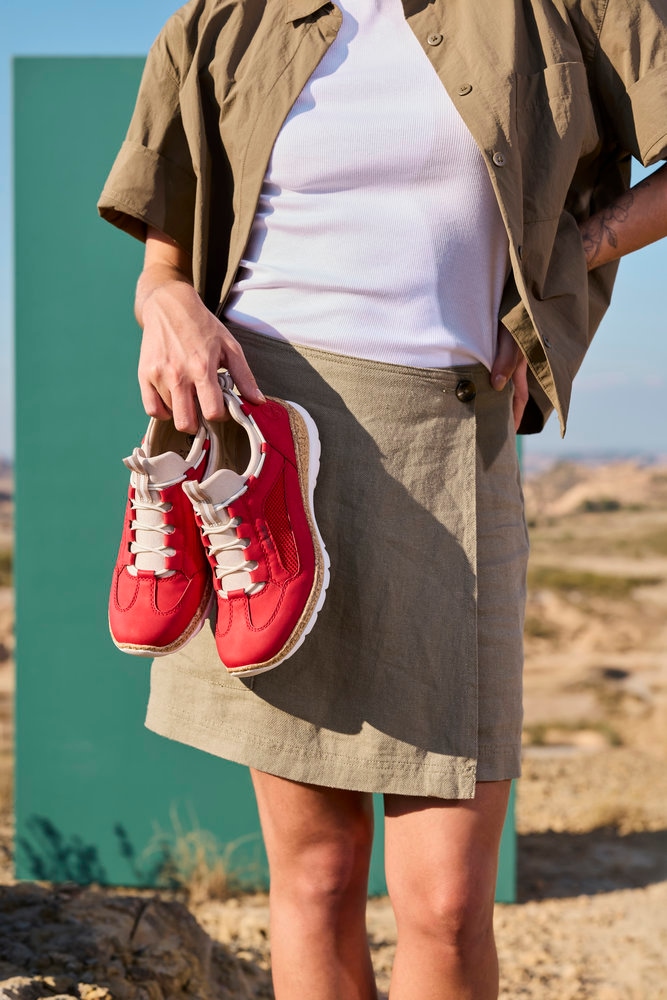 Rieker Slip-On Sneaker  Schlupfschuh mit Elastikeinstieg, Gummizug mit Schnellverschluss